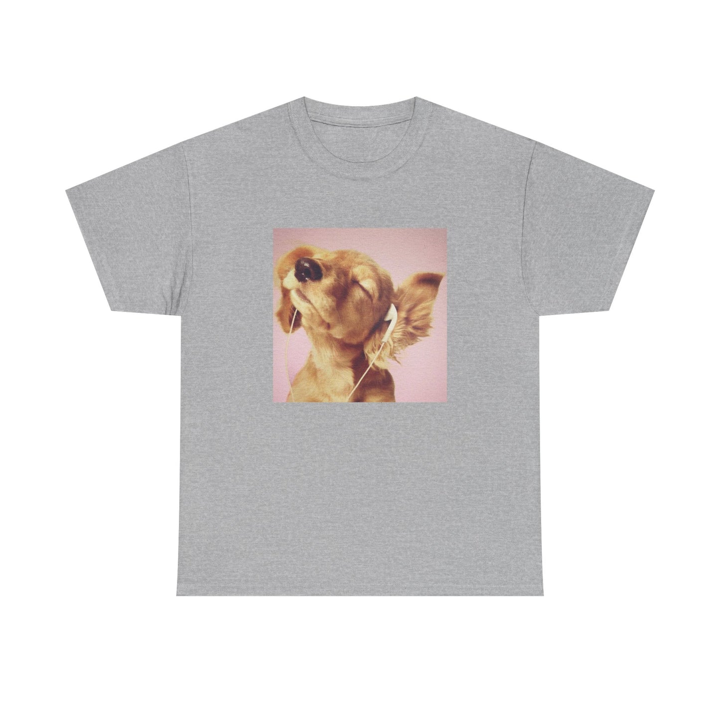 Headphones Pink Dog Tee