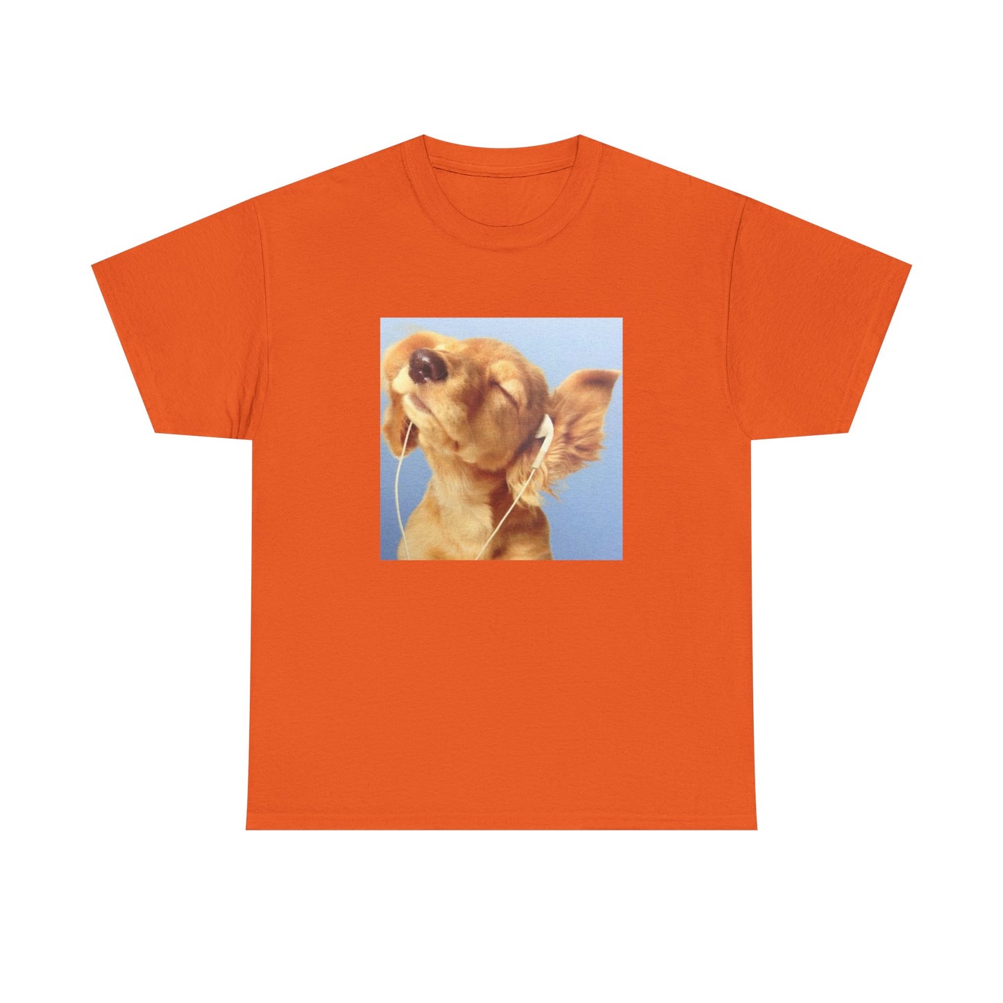 Headphones Blue Dog Tee