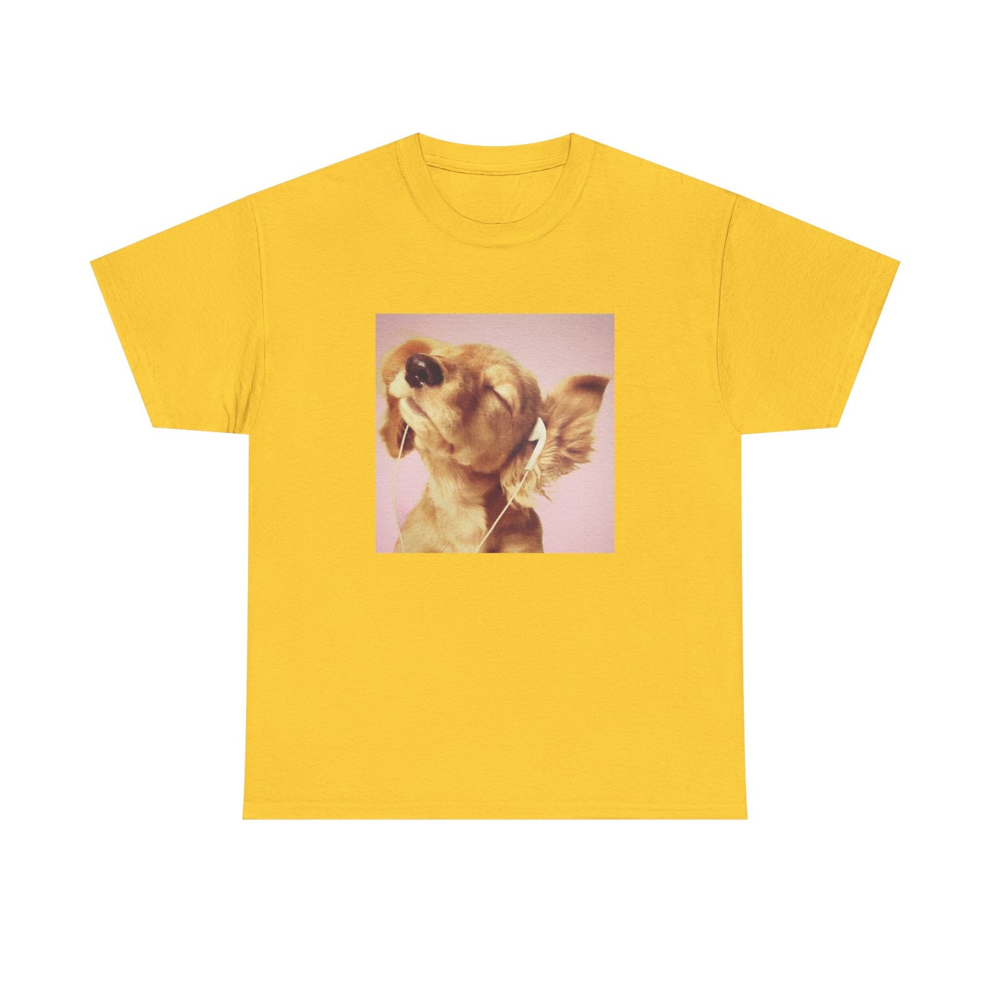 Headphones Pink Dog Tee
