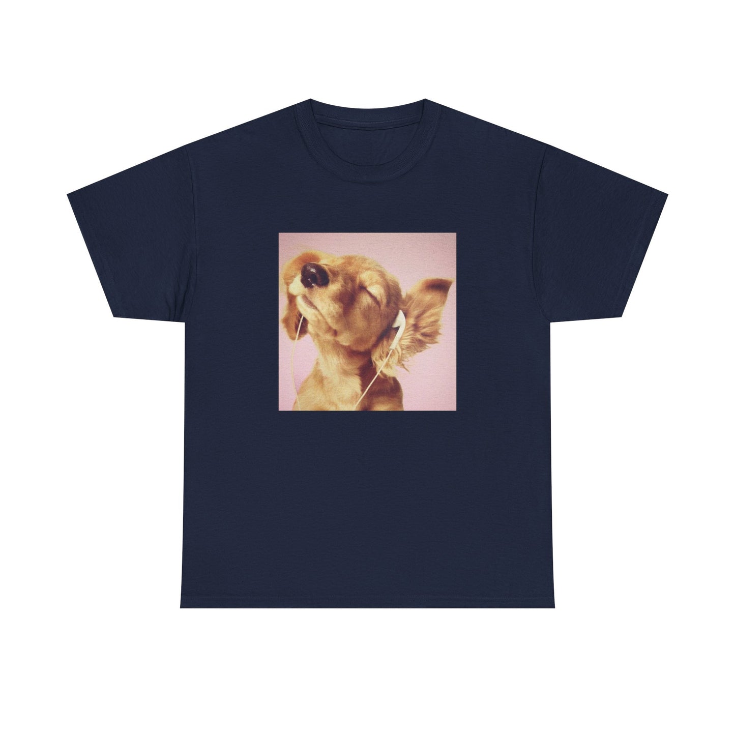 Headphones Pink Dog Tee