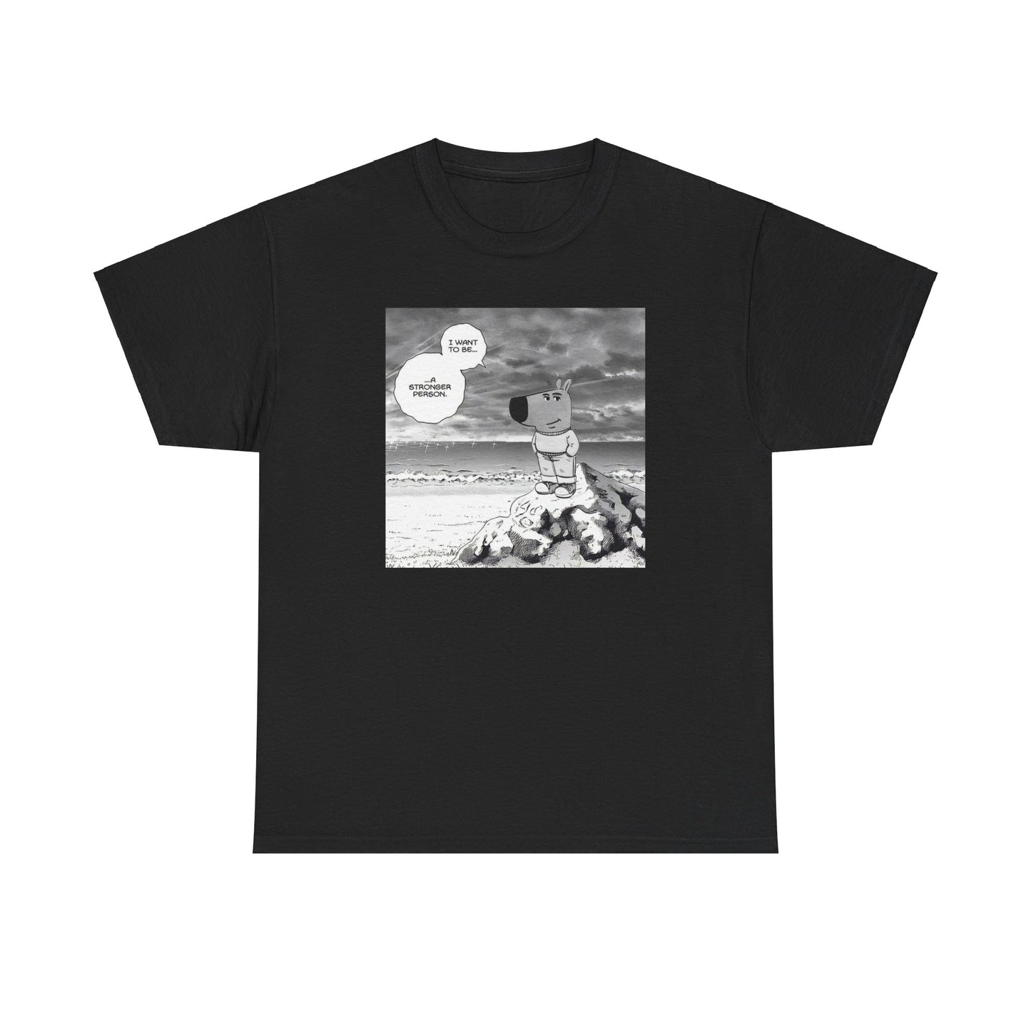 Chill Guy Sage B&W Tee