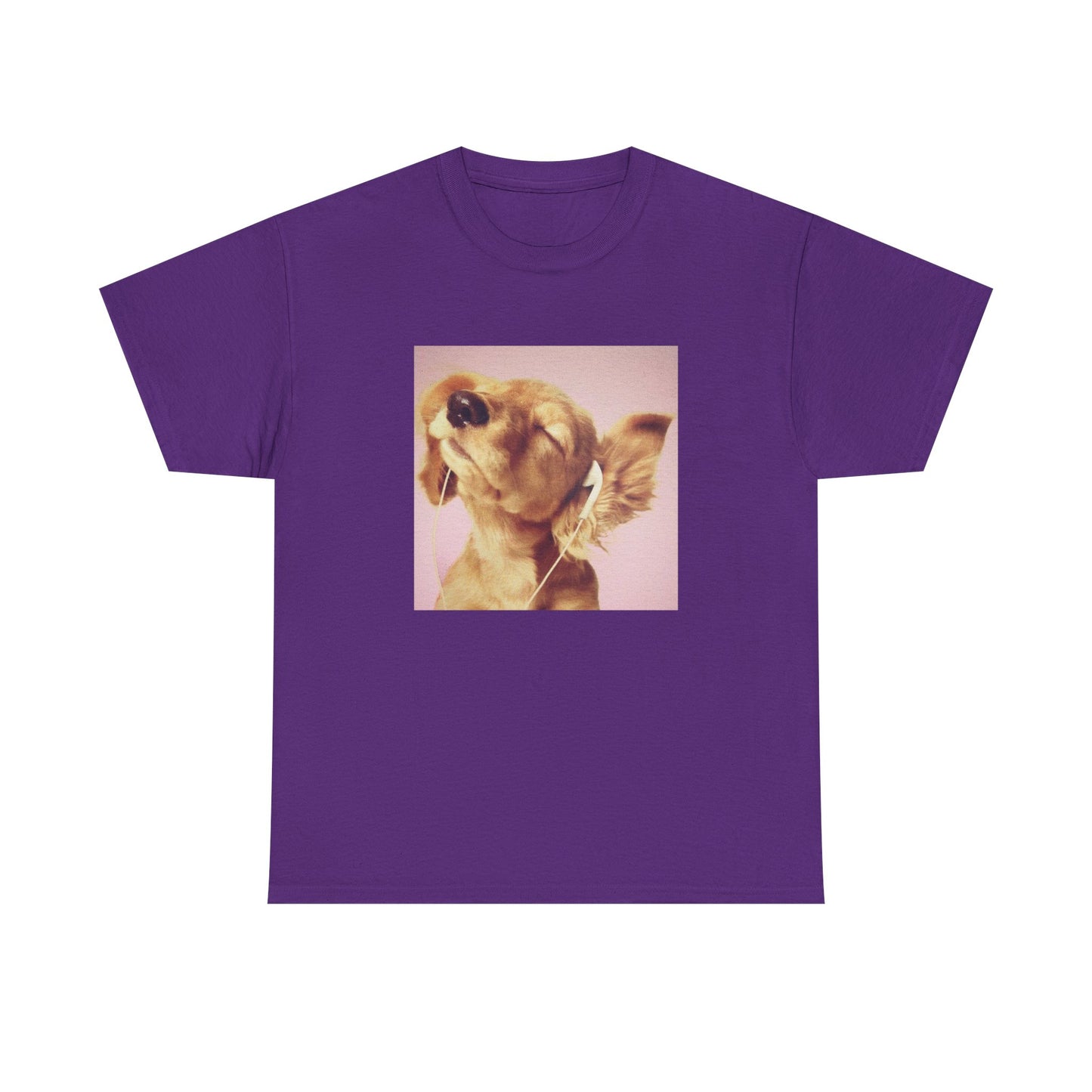 Headphones Pink Dog Tee