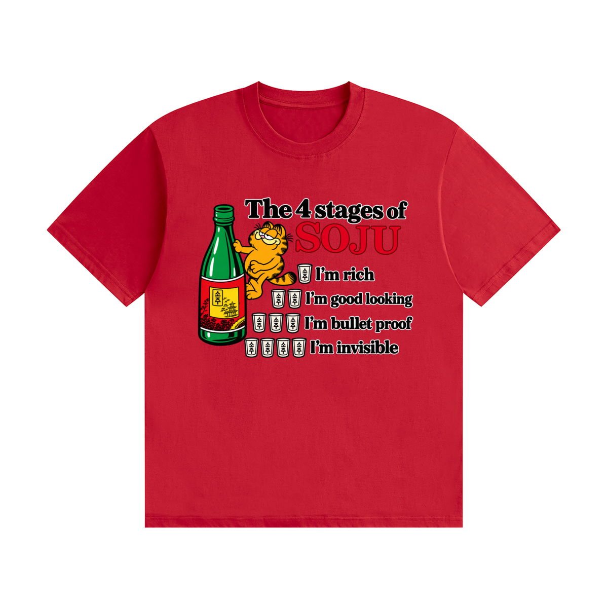 4 Stages of Soju Tee