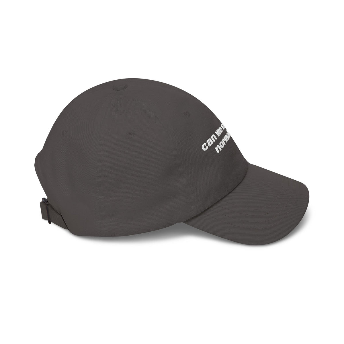 Can We Sexualize Normalizing? Embroidered Dad Cap