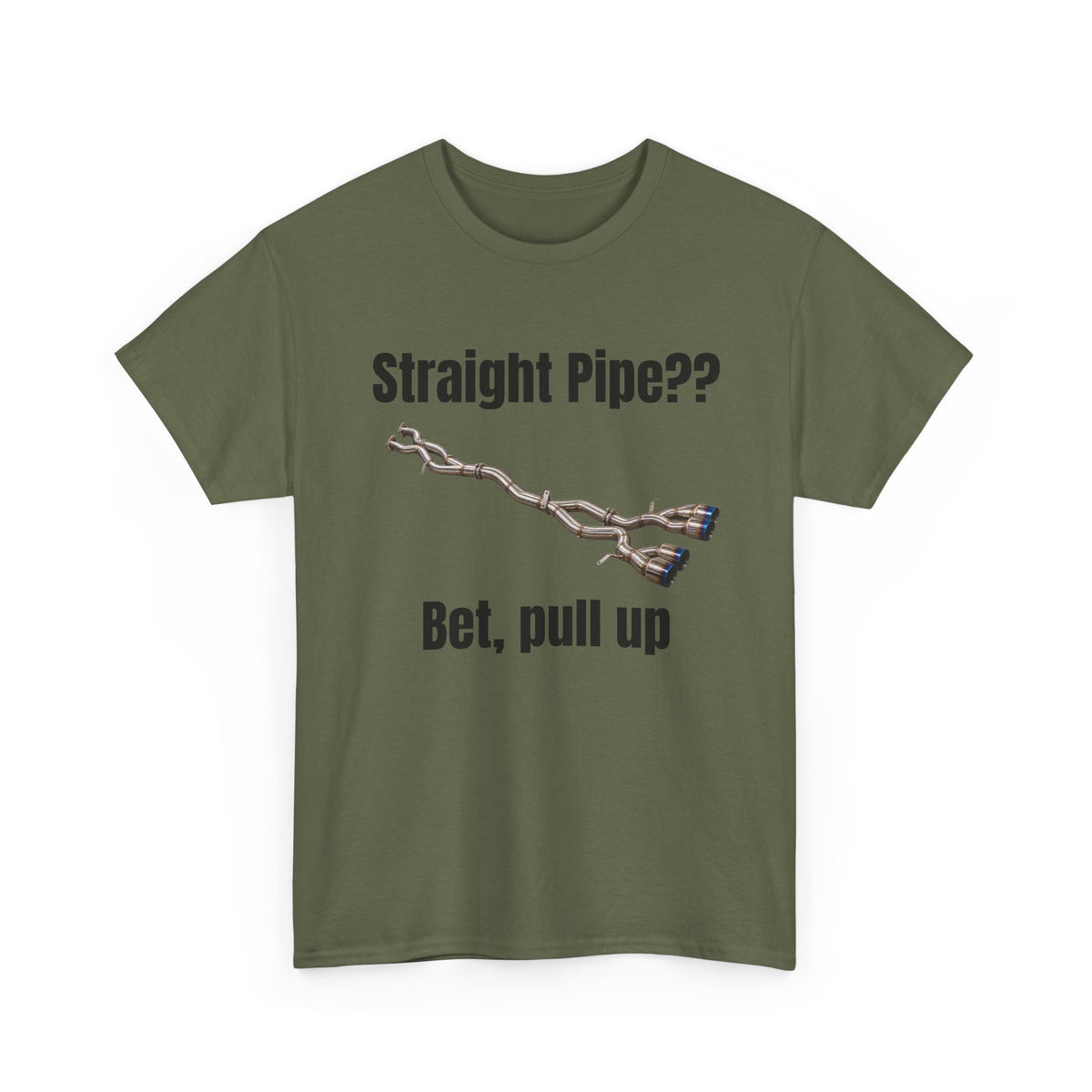 Straight Pipe Bet Pull Up Tee