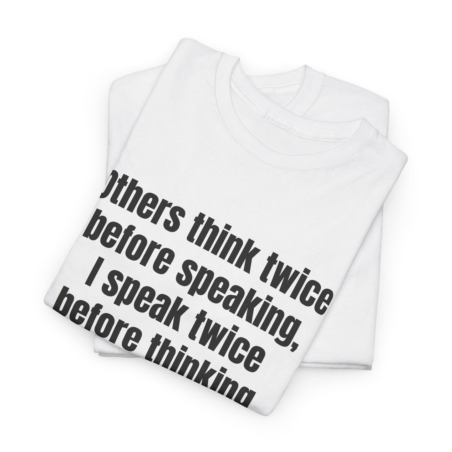 Speak Twice Tee