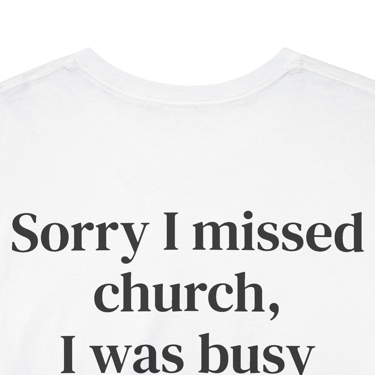 Sorry I Missed Church Witchcraft Lesbian Tee