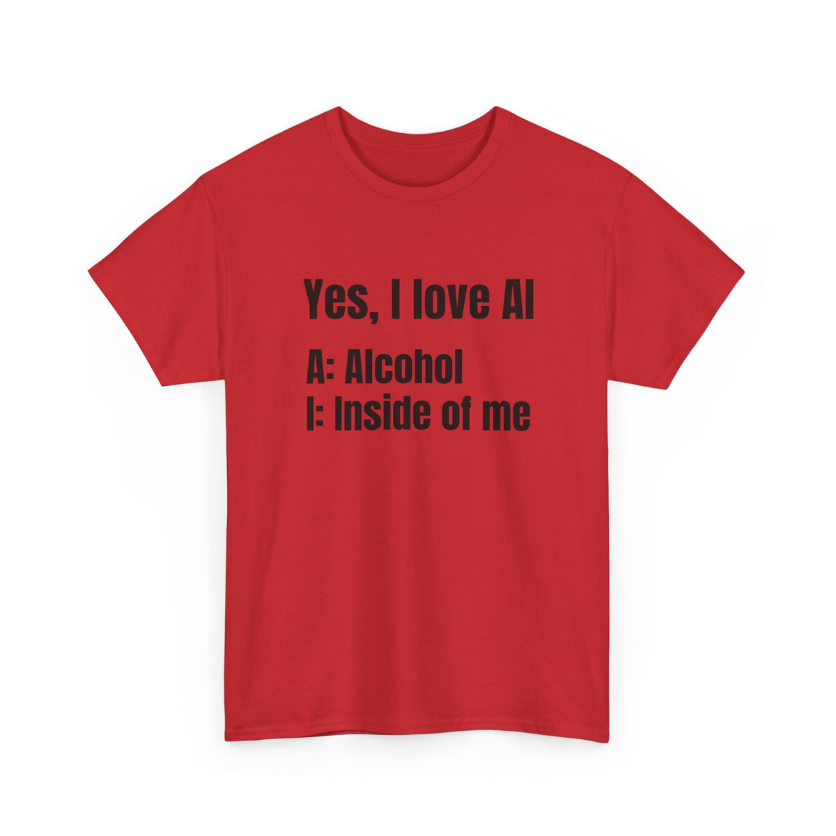 Alcohol Inside FRONT Tee