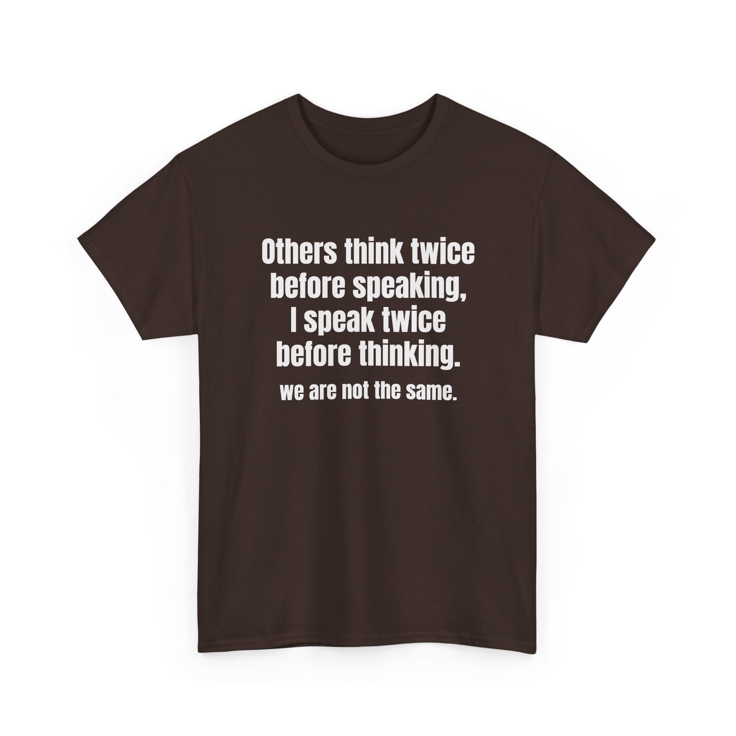 Speak Twice Tee