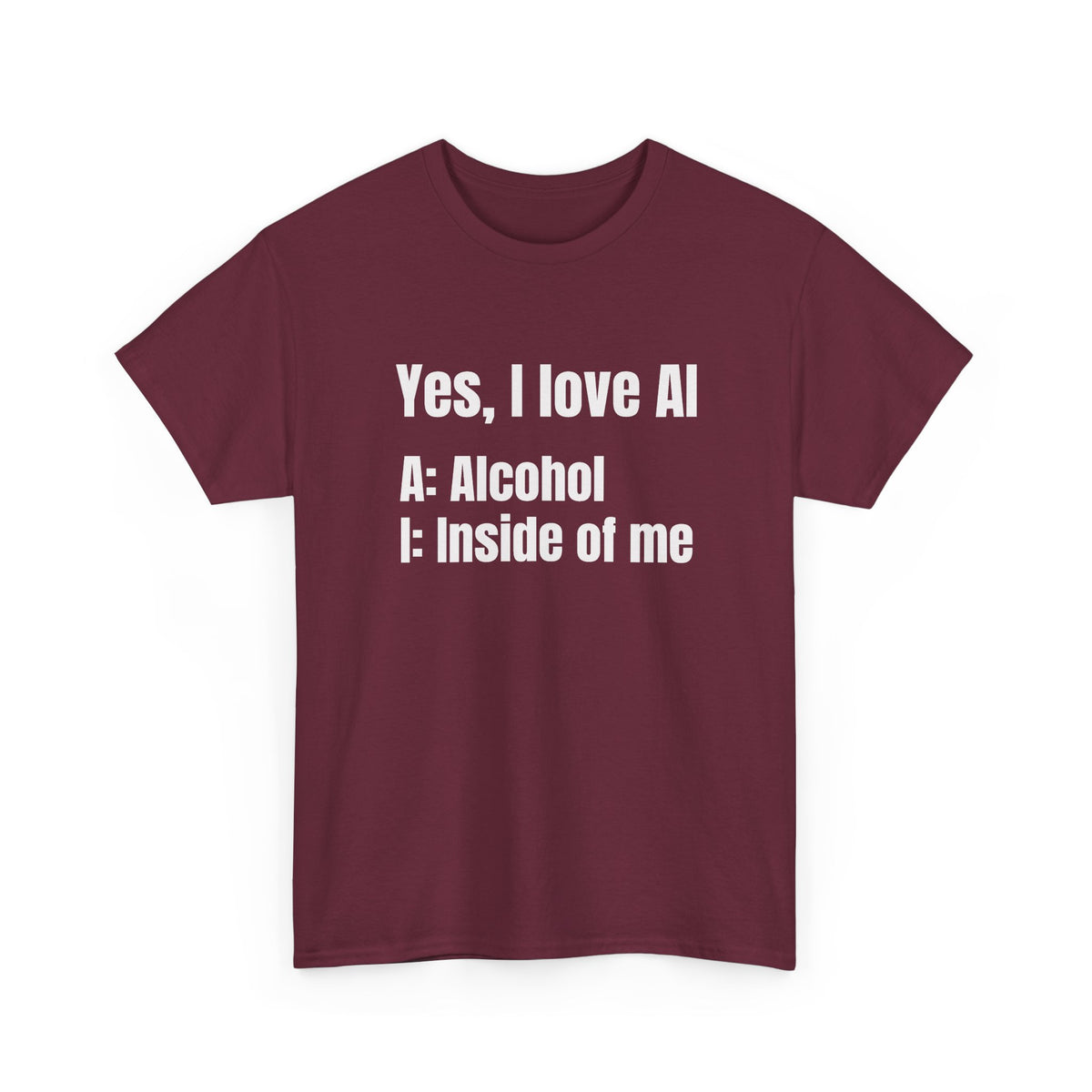 Alcohol Inside FRONT Tee