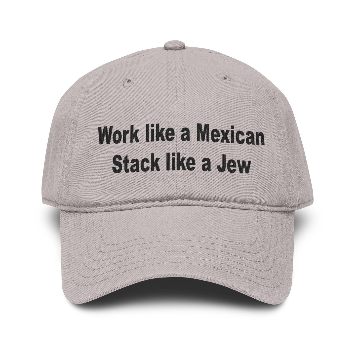 Stack Embroidered Baseball Cap