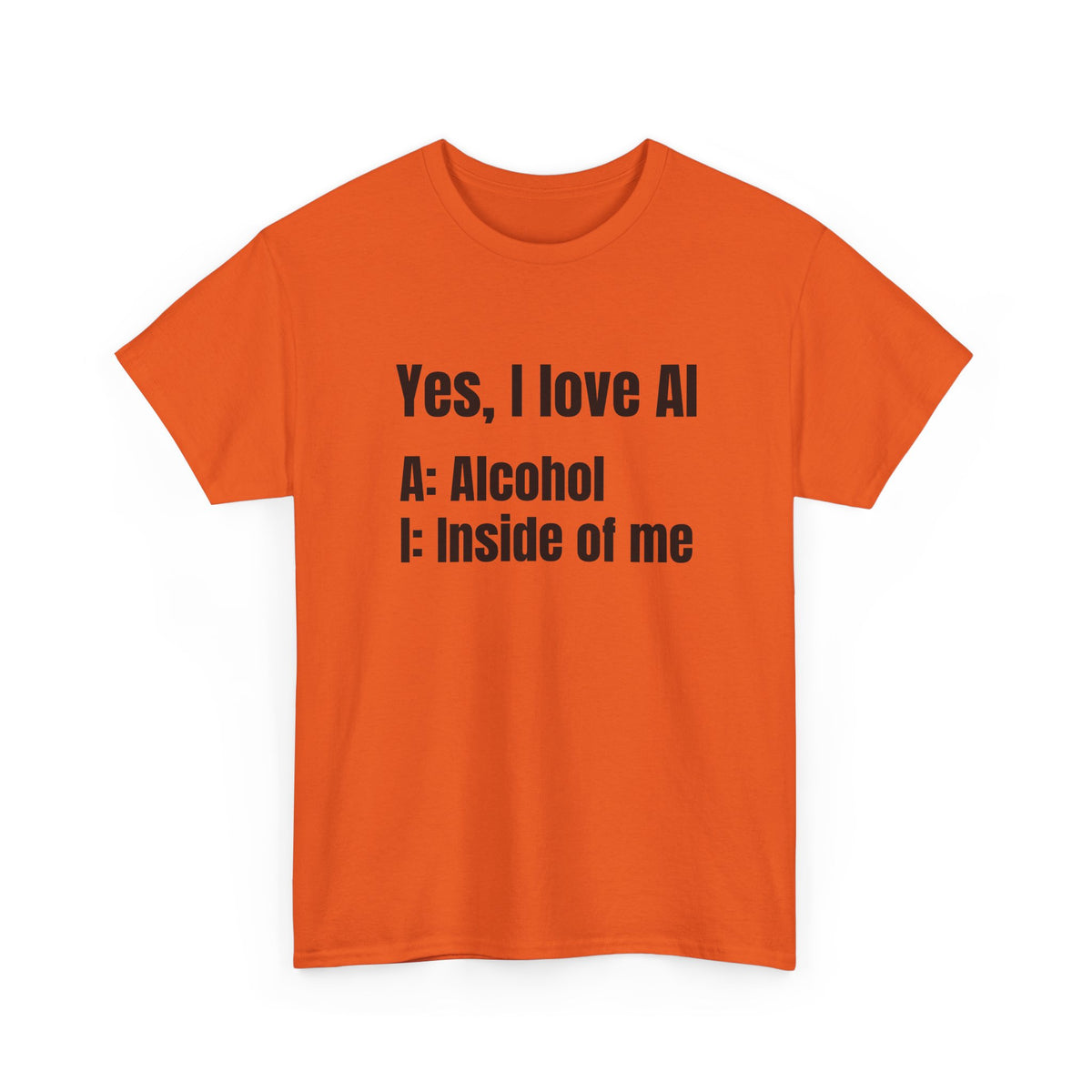 Alcohol Inside FRONT Tee