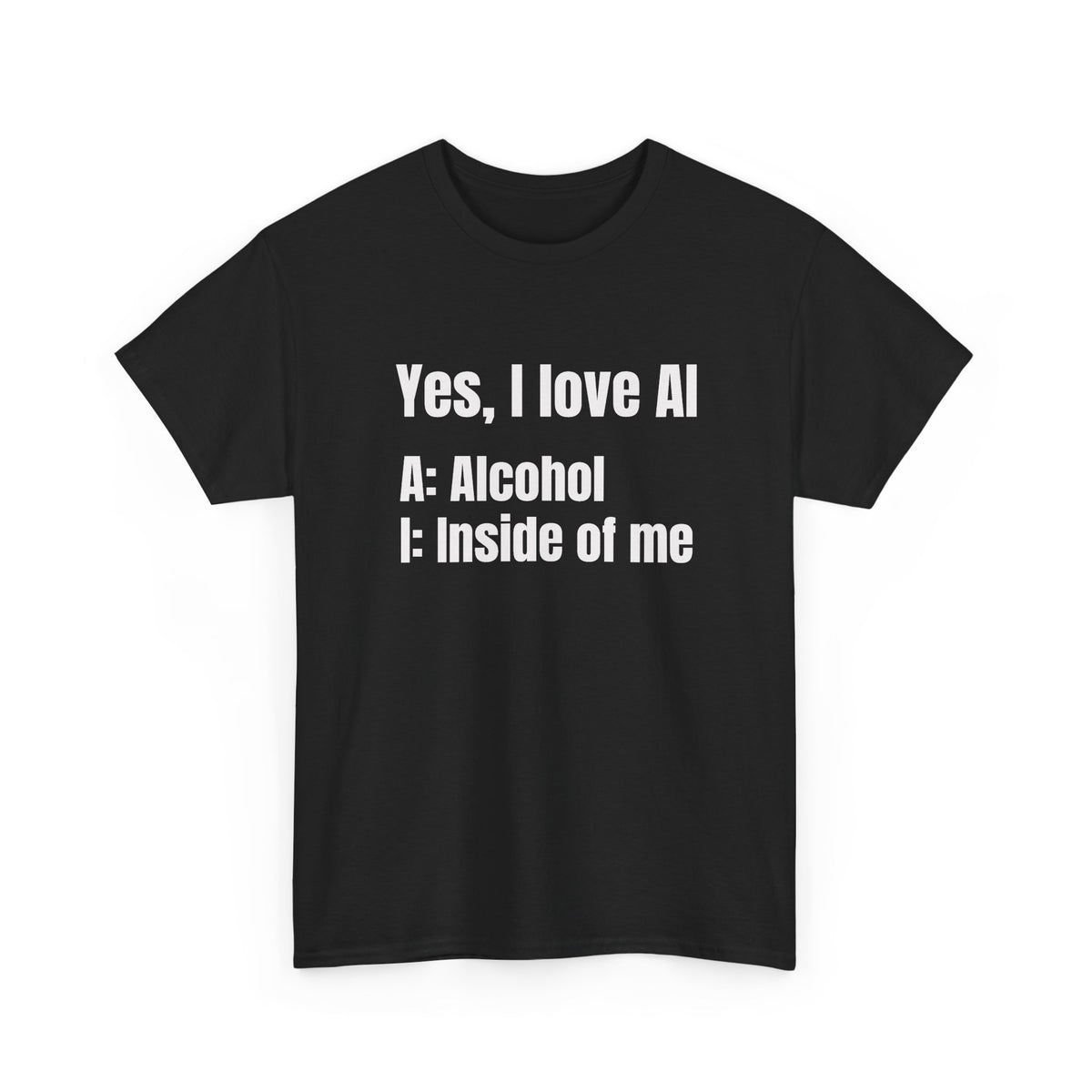 Alcohol Inside FRONT Tee