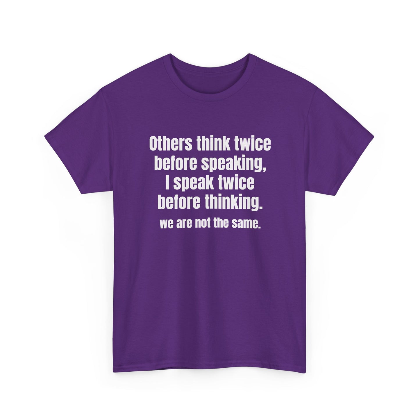 Speak Twice Tee