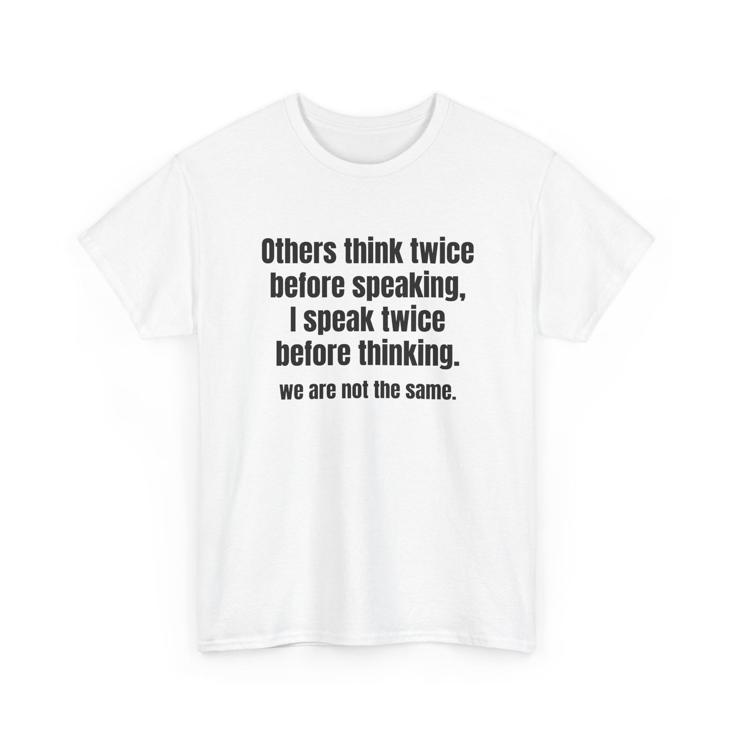 Speak Twice Tee