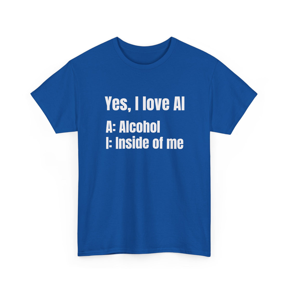 Alcohol Inside FRONT Tee