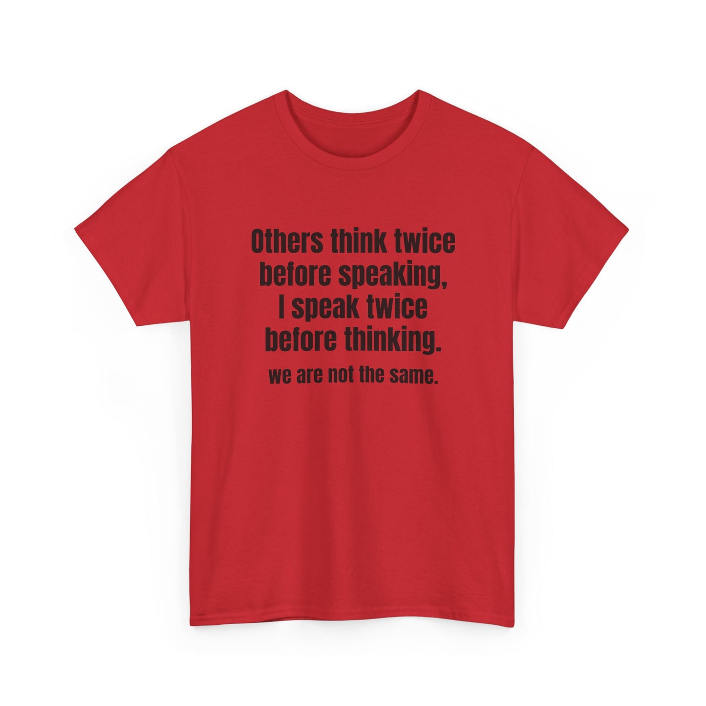 Speak Twice Tee