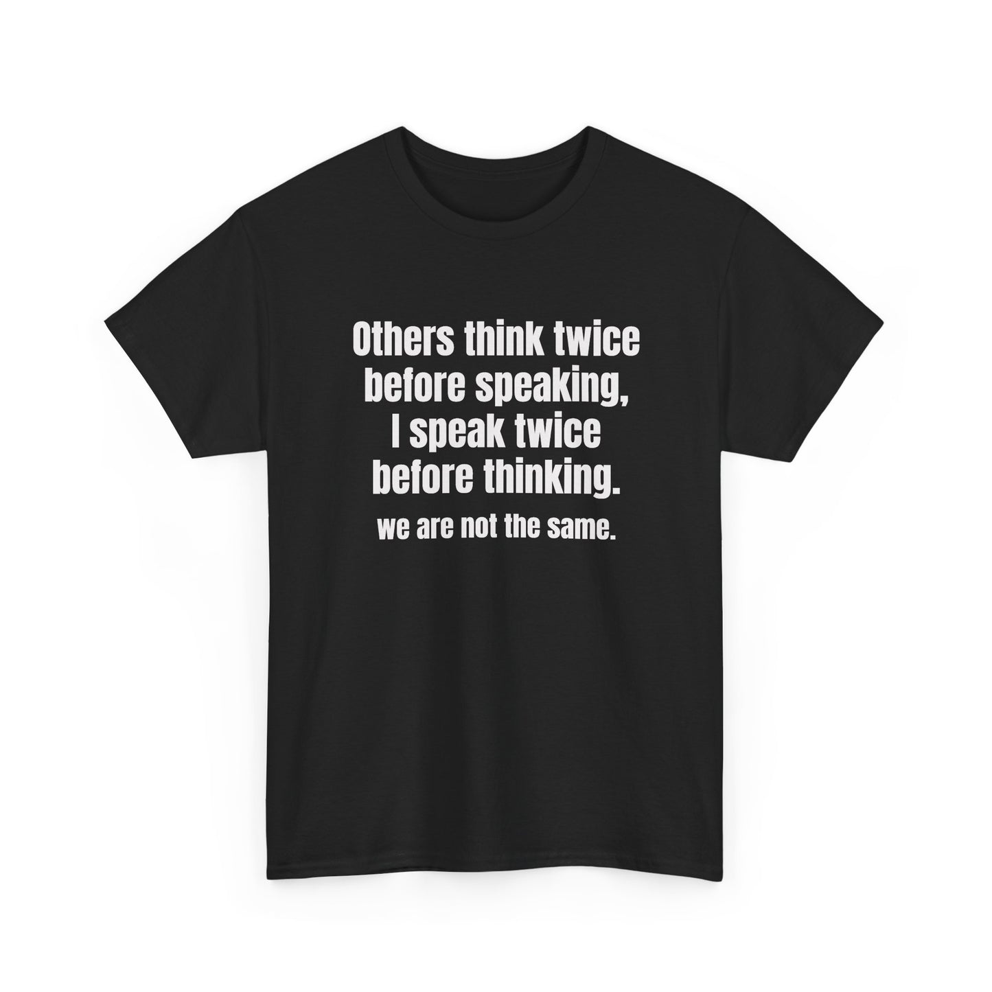 Speak Twice Tee