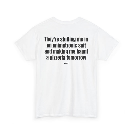 Stuffing Me in an Animatronic Tee