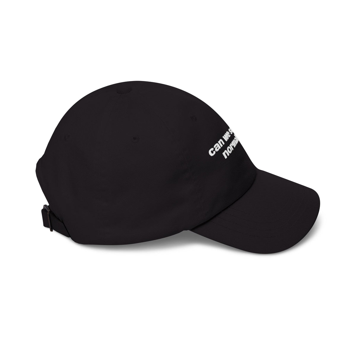 Can We Sexualize Normalizing? Embroidered Dad Cap