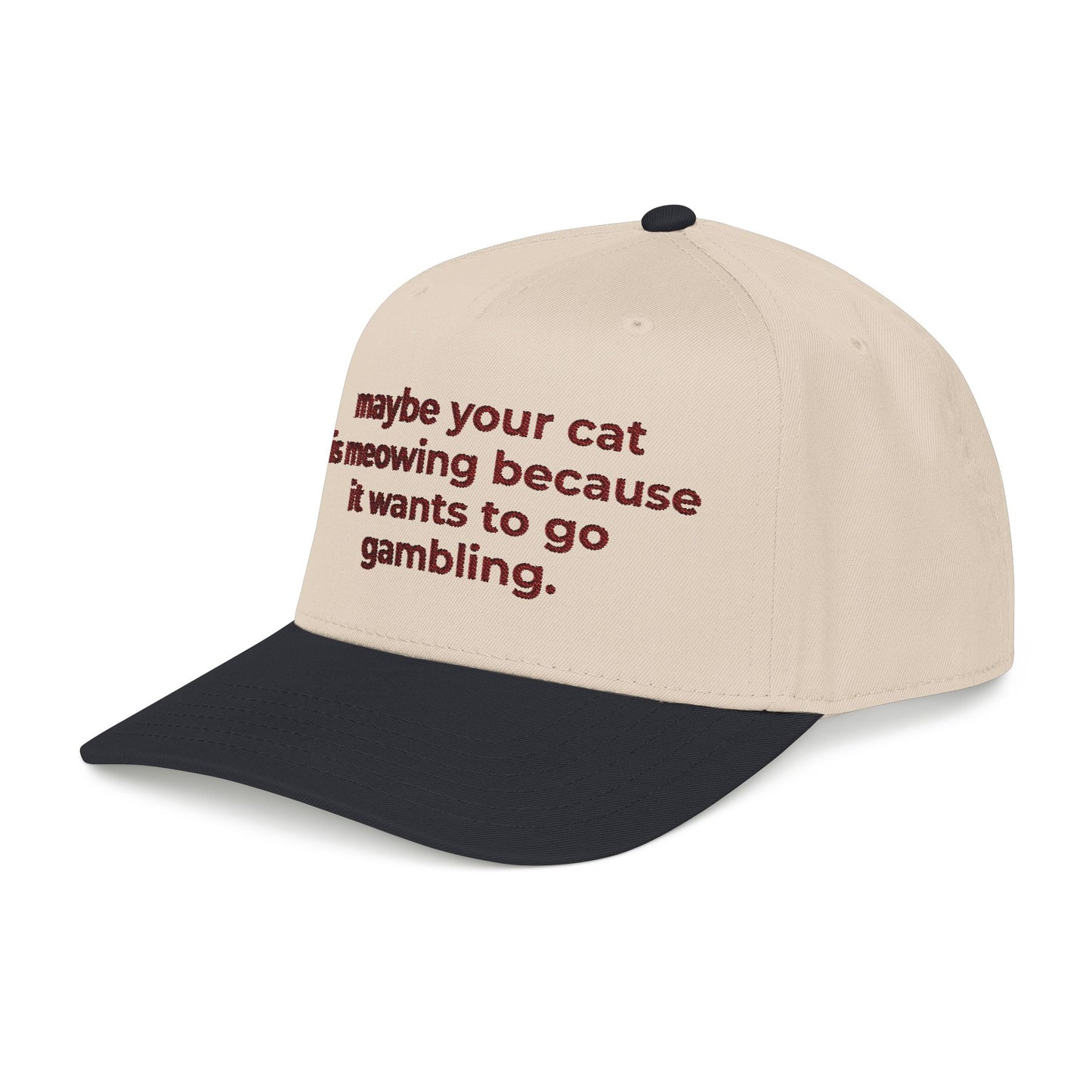 Embroidered Gambling Baseball Cap