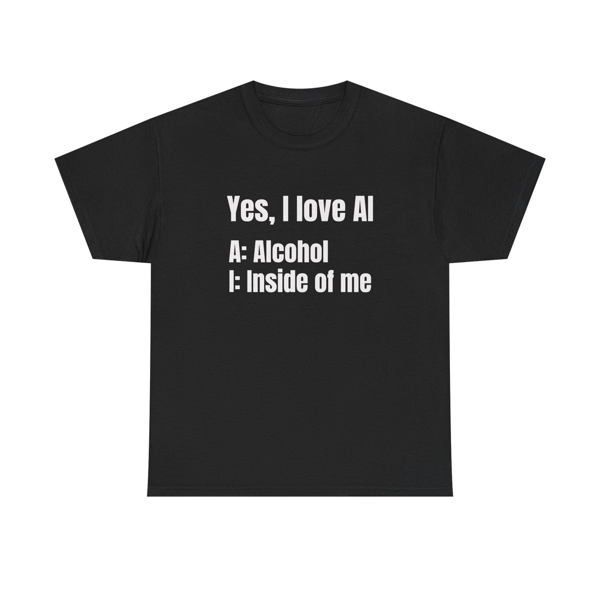 Alcohol Inside FRONT Tee