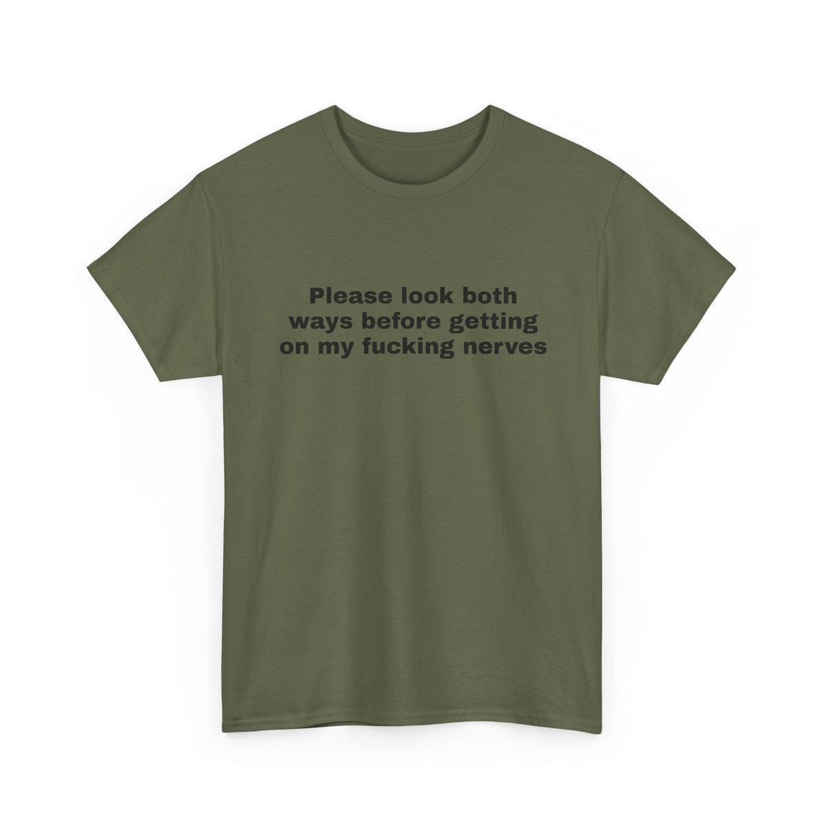 Please Look Both Ways Tee