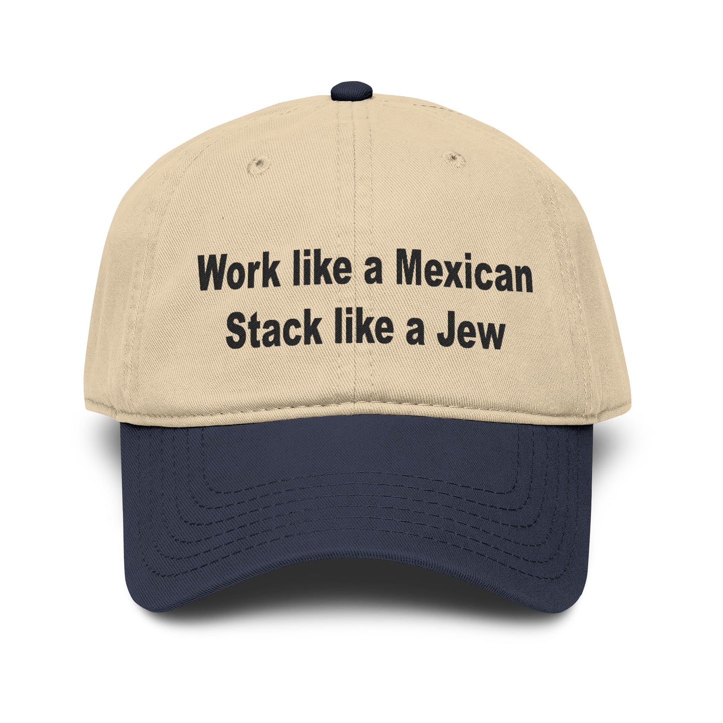 Stack Embroidered Baseball Cap