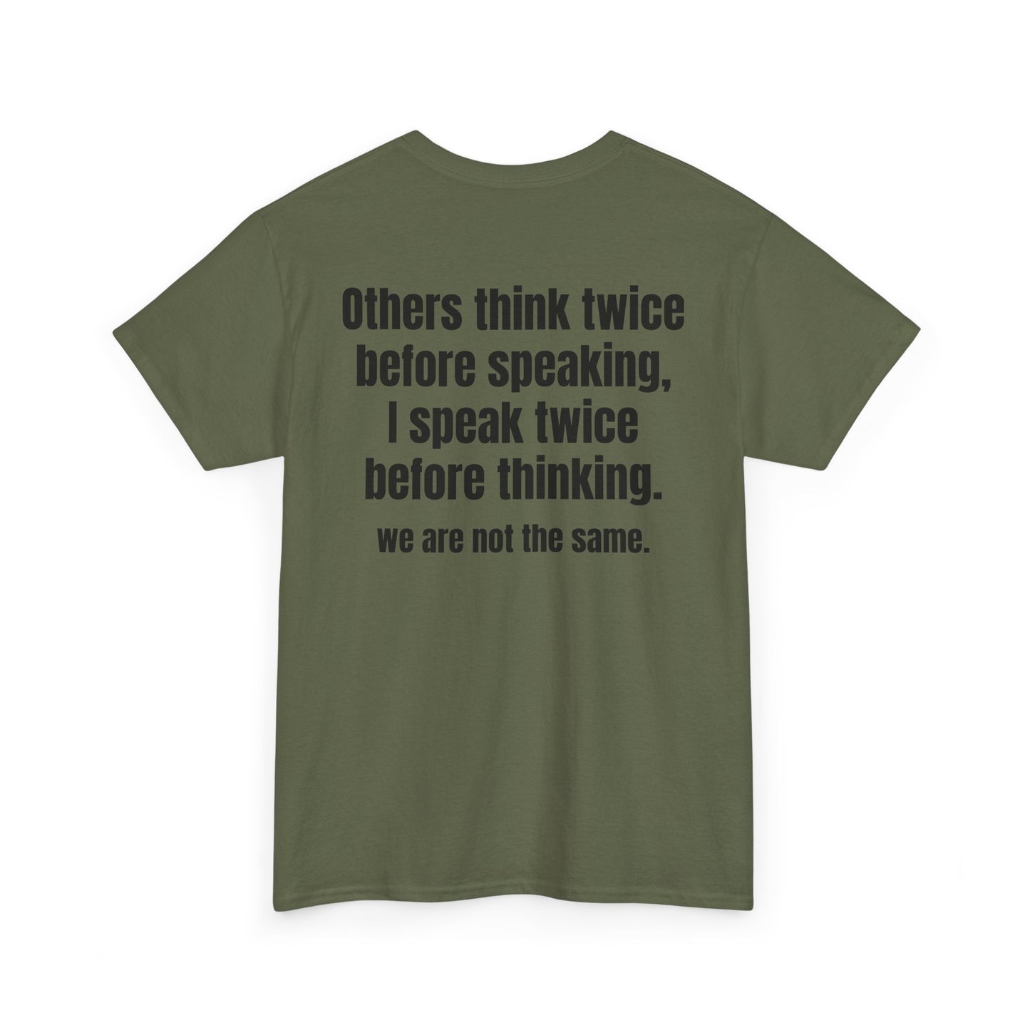 Think Twice BACK Tee