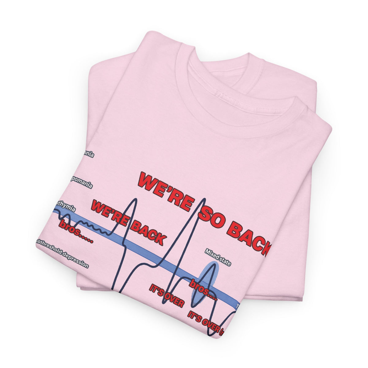 We're So Back Graph Tee FRONT PRINT