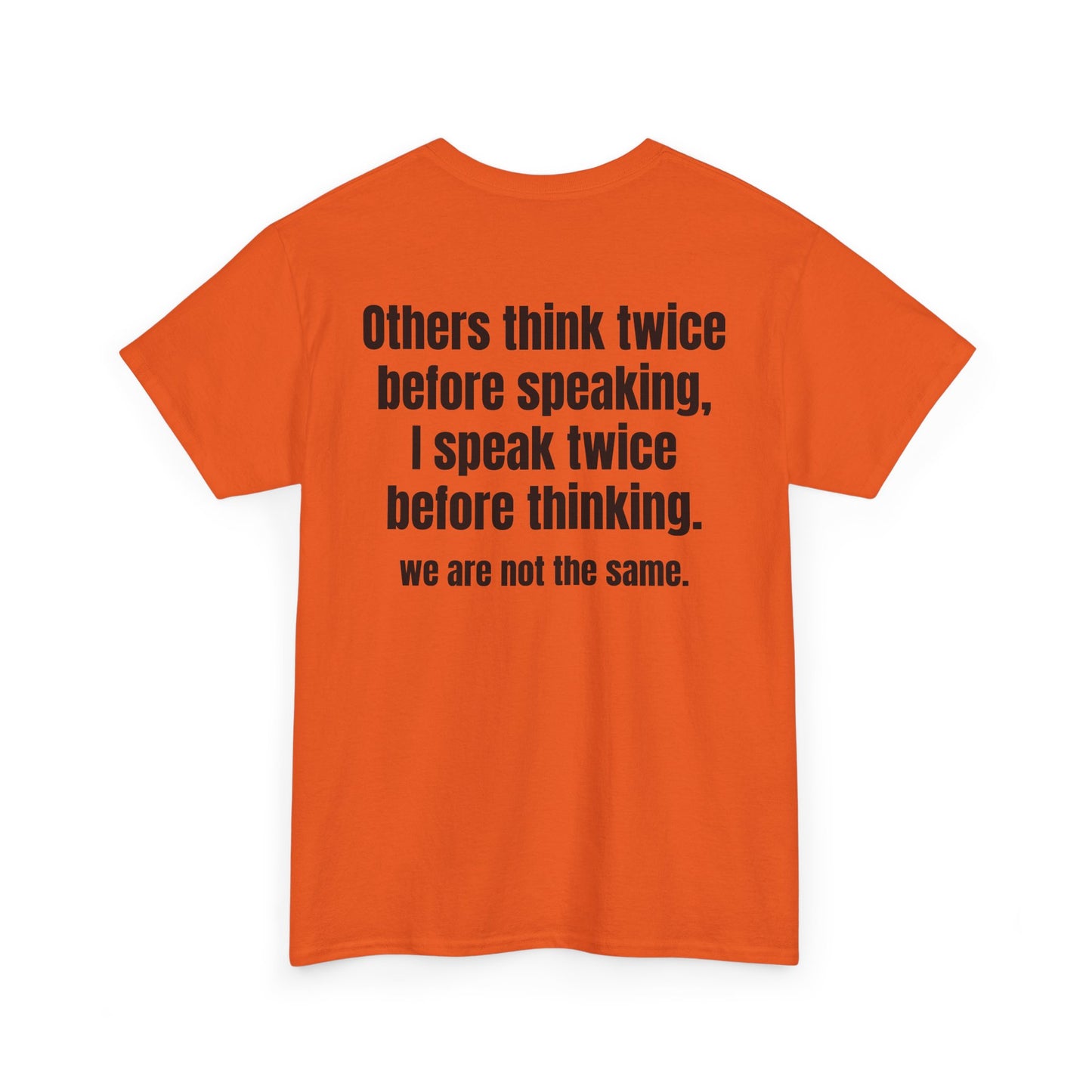 Think Twice BACK Tee