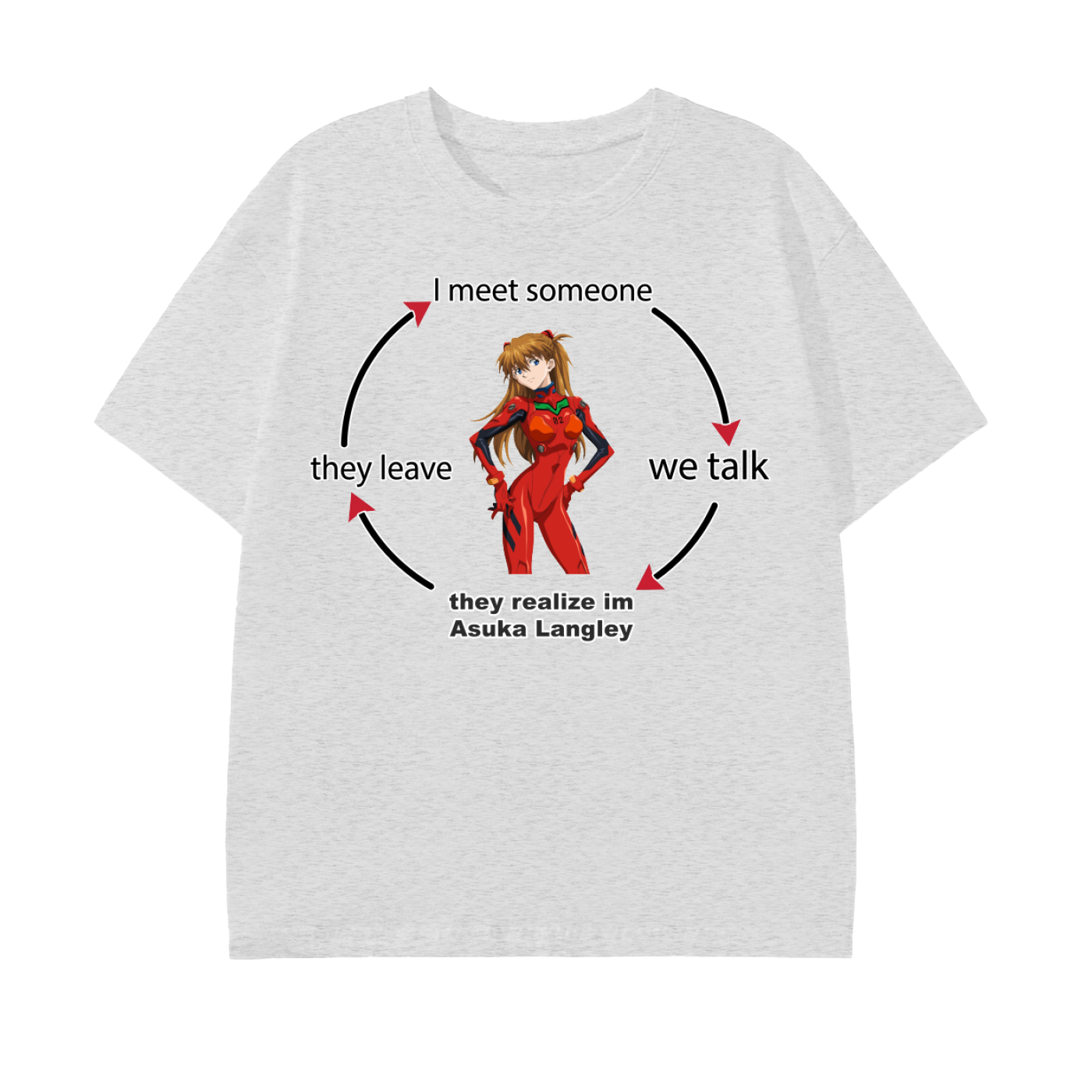 Realize I'm Red Girl Tee