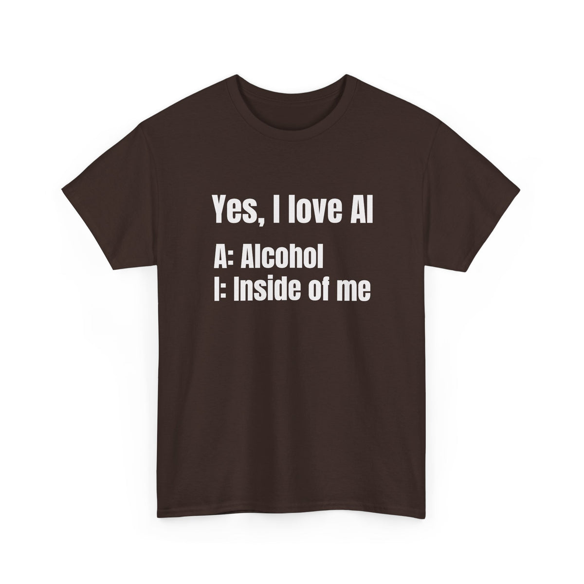 Alcohol Inside FRONT Tee