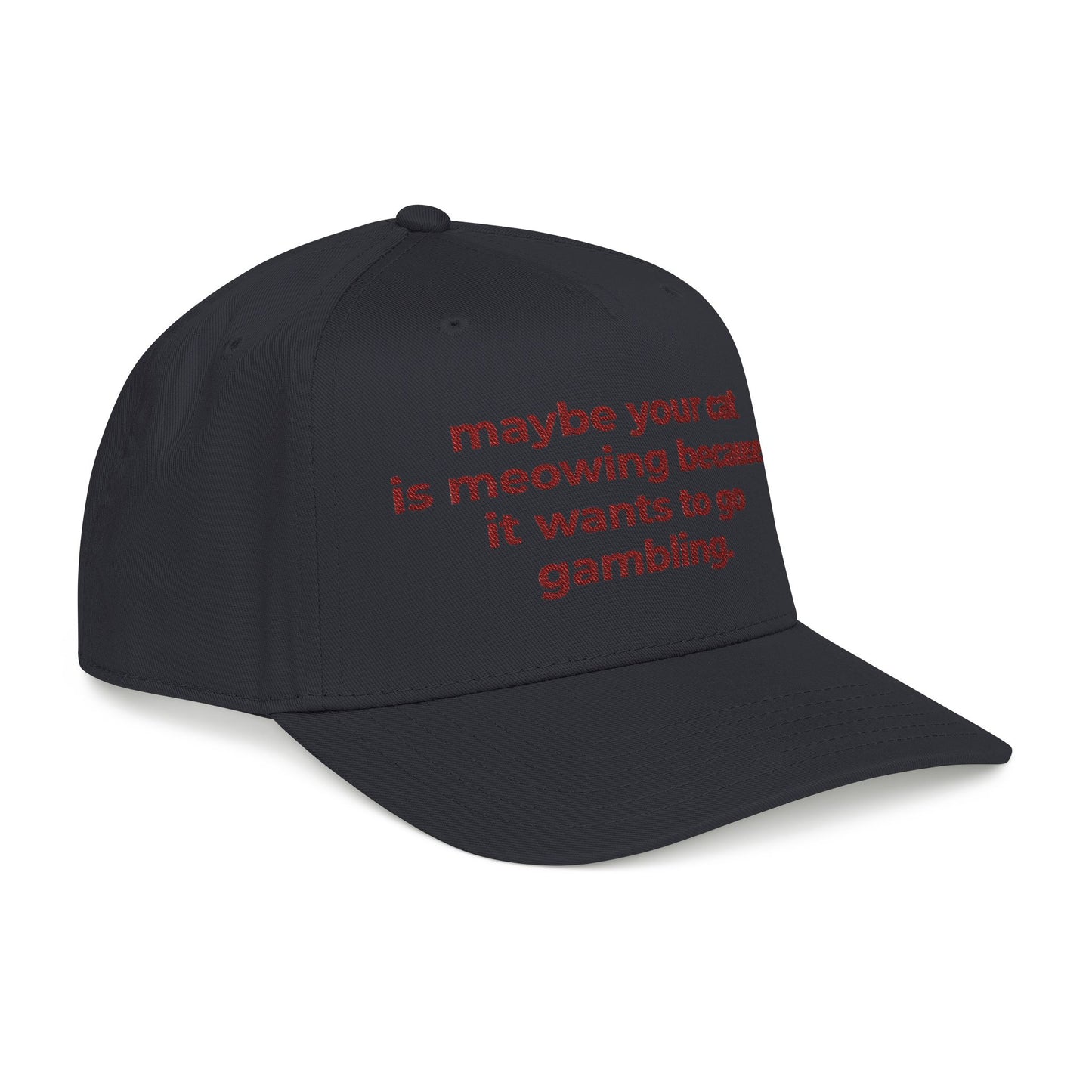 Embroidered Gambling Baseball Cap