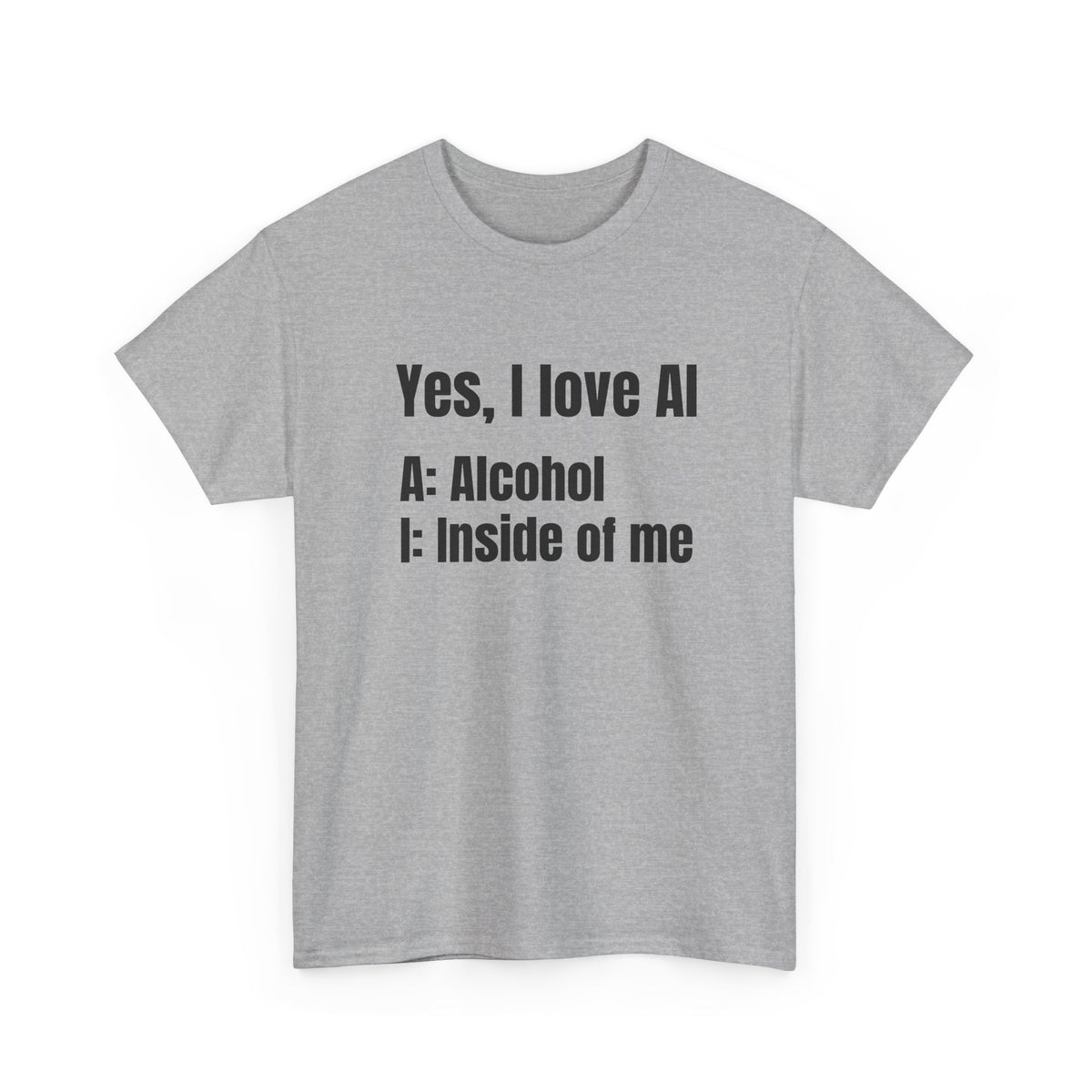 Alcohol Inside FRONT Tee