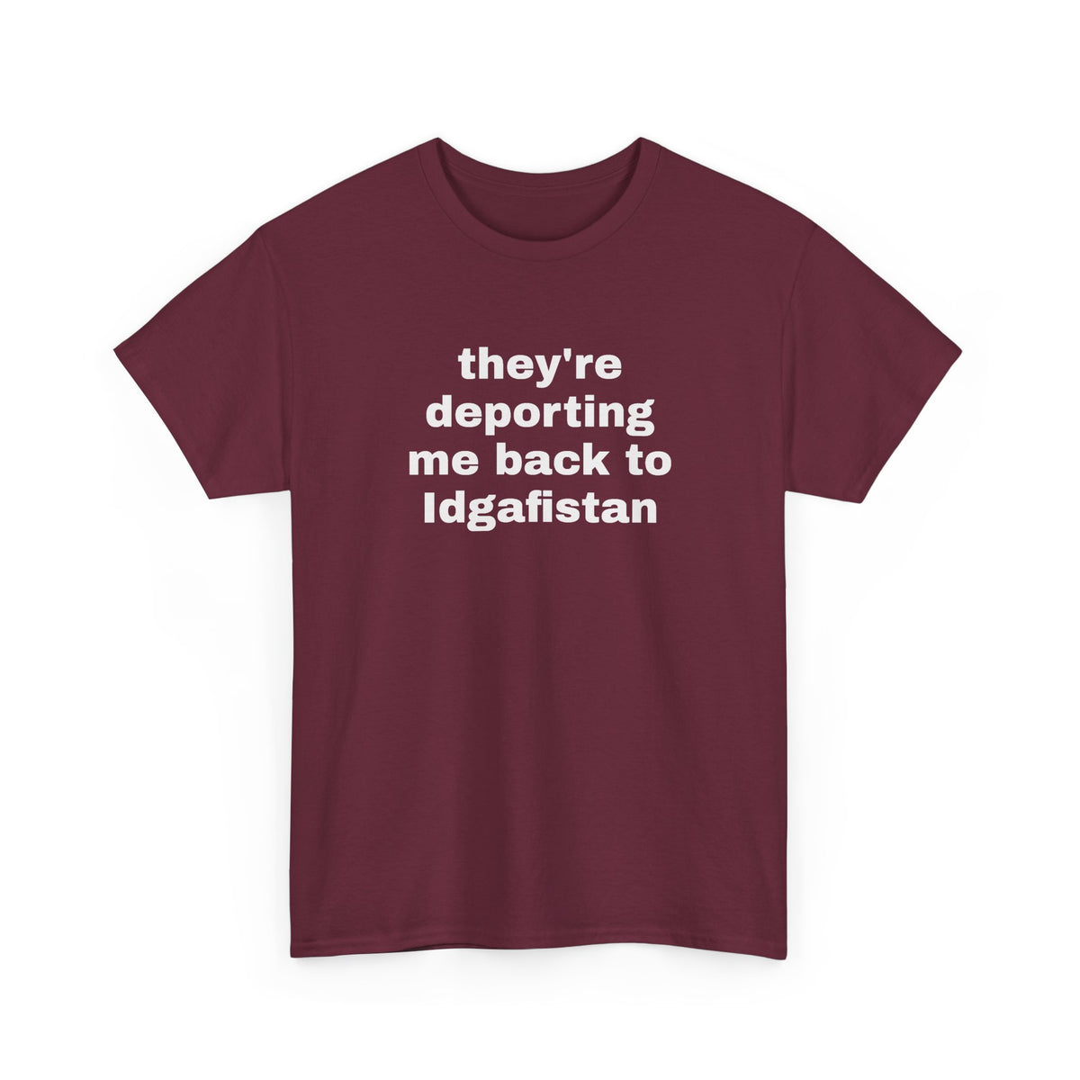 Back to IDGAF-istan Tee