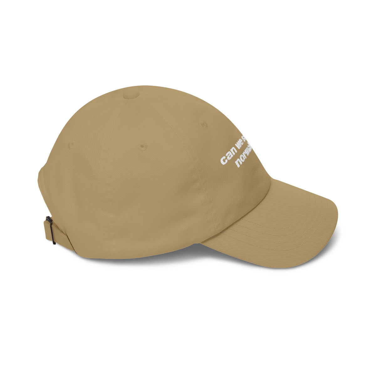 Can We Sexualize Normalizing? Embroidered Dad Cap