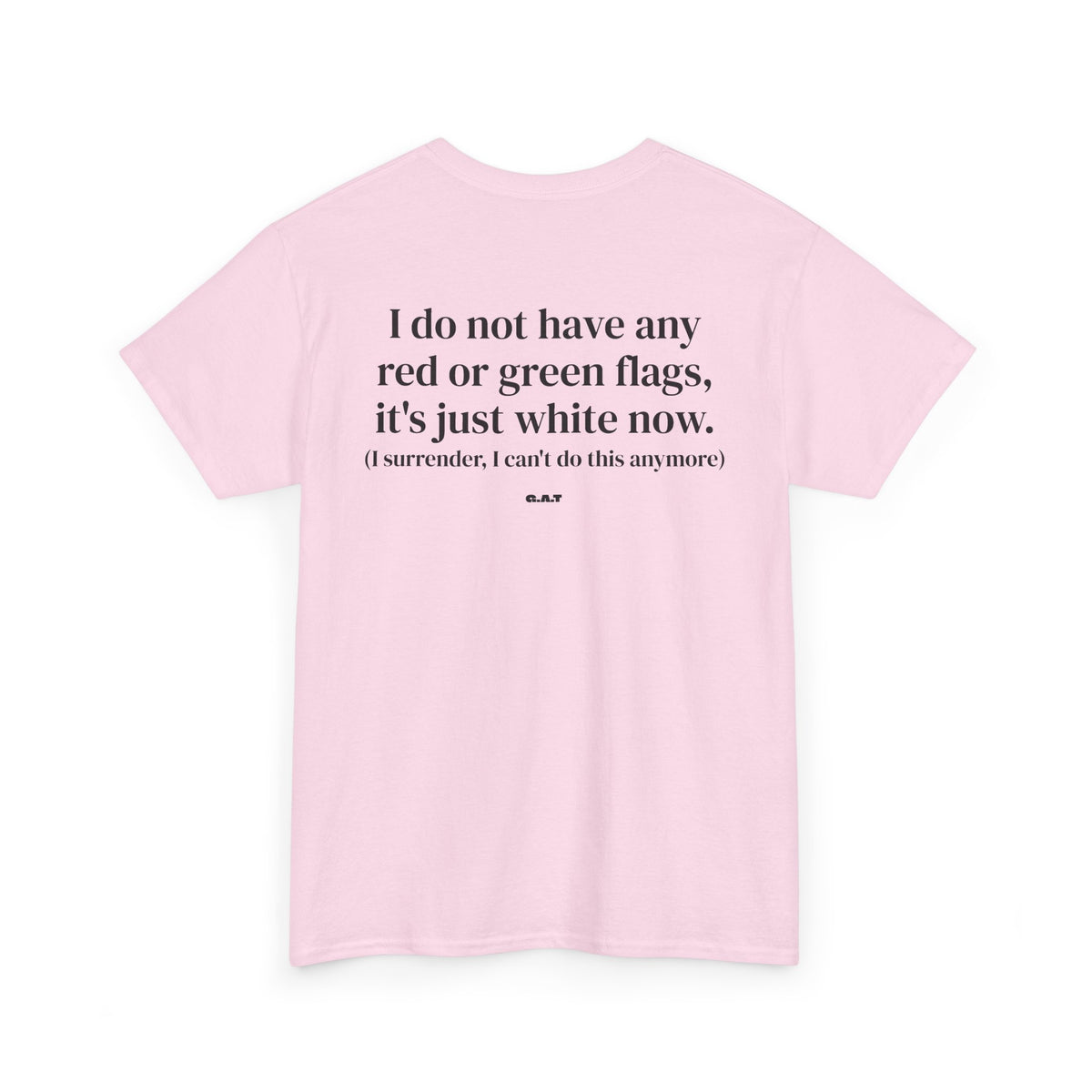 White Flag Tee Back Print