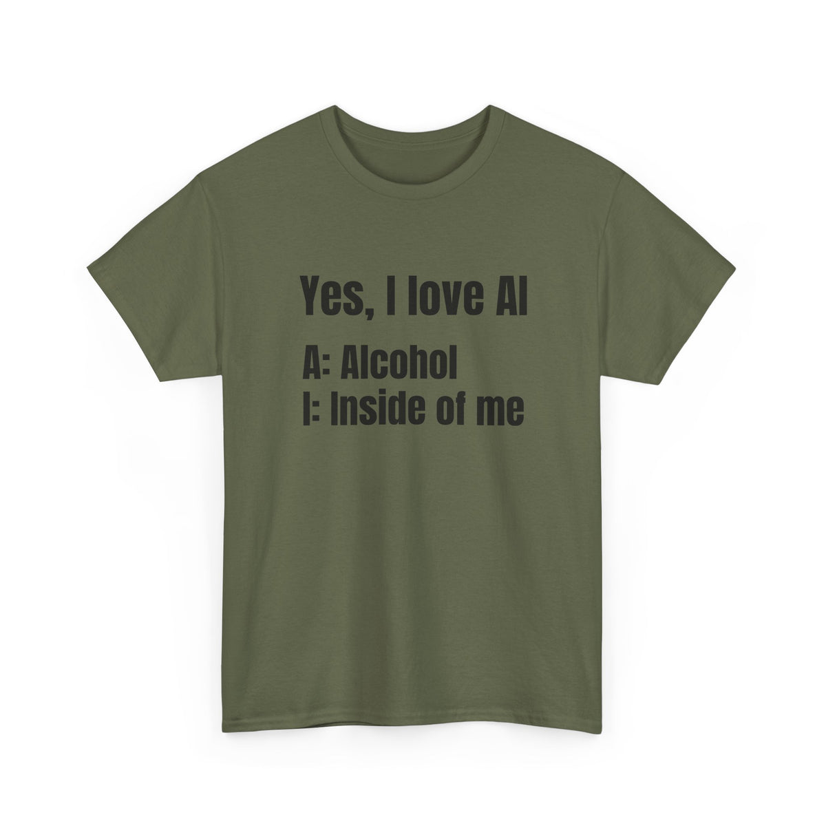 Alcohol Inside FRONT Tee