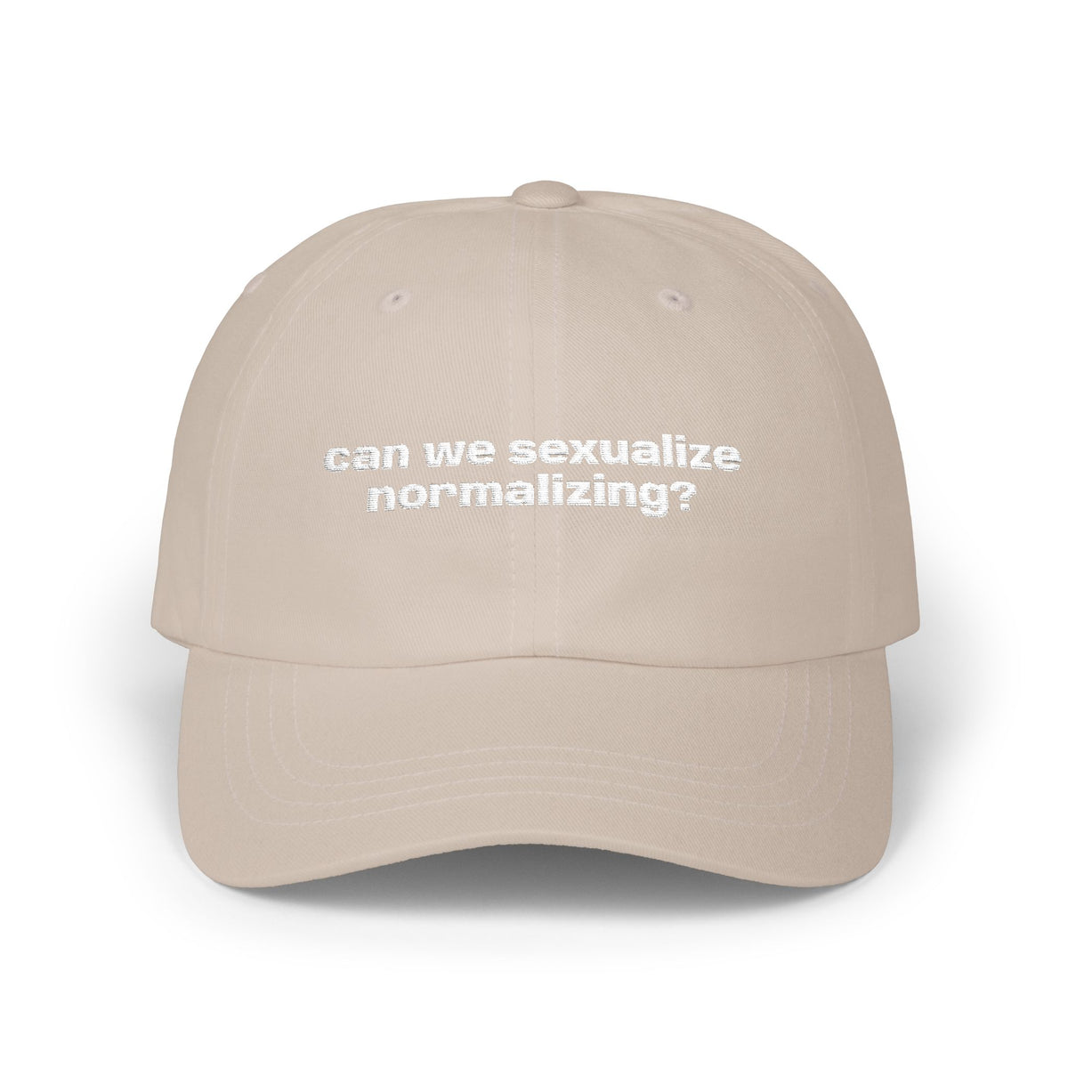 Can We Sexualize Normalizing? Embroidered Dad Cap