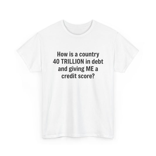 Credit Score Tee