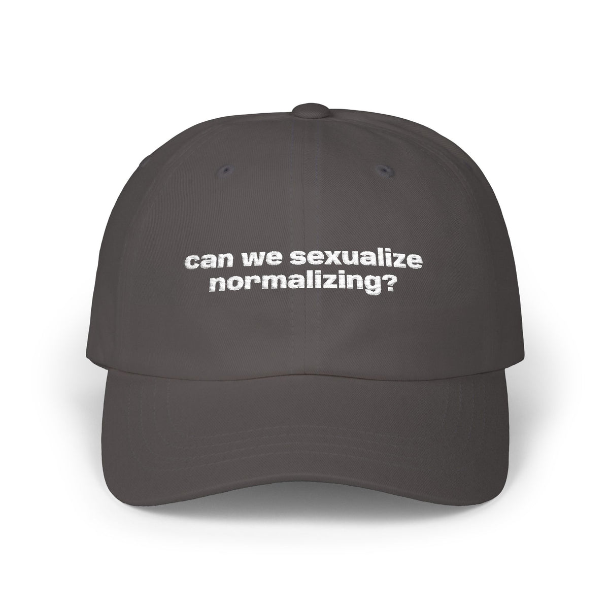 Can We Sexualize Normalizing? Embroidered Dad Cap