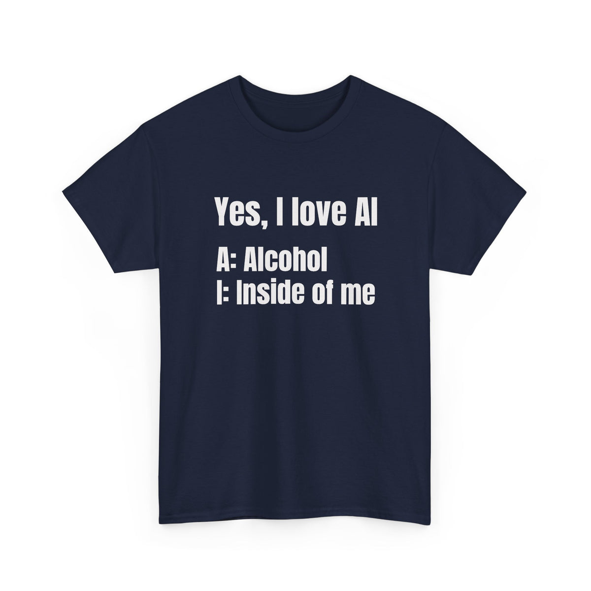 Alcohol Inside FRONT Tee