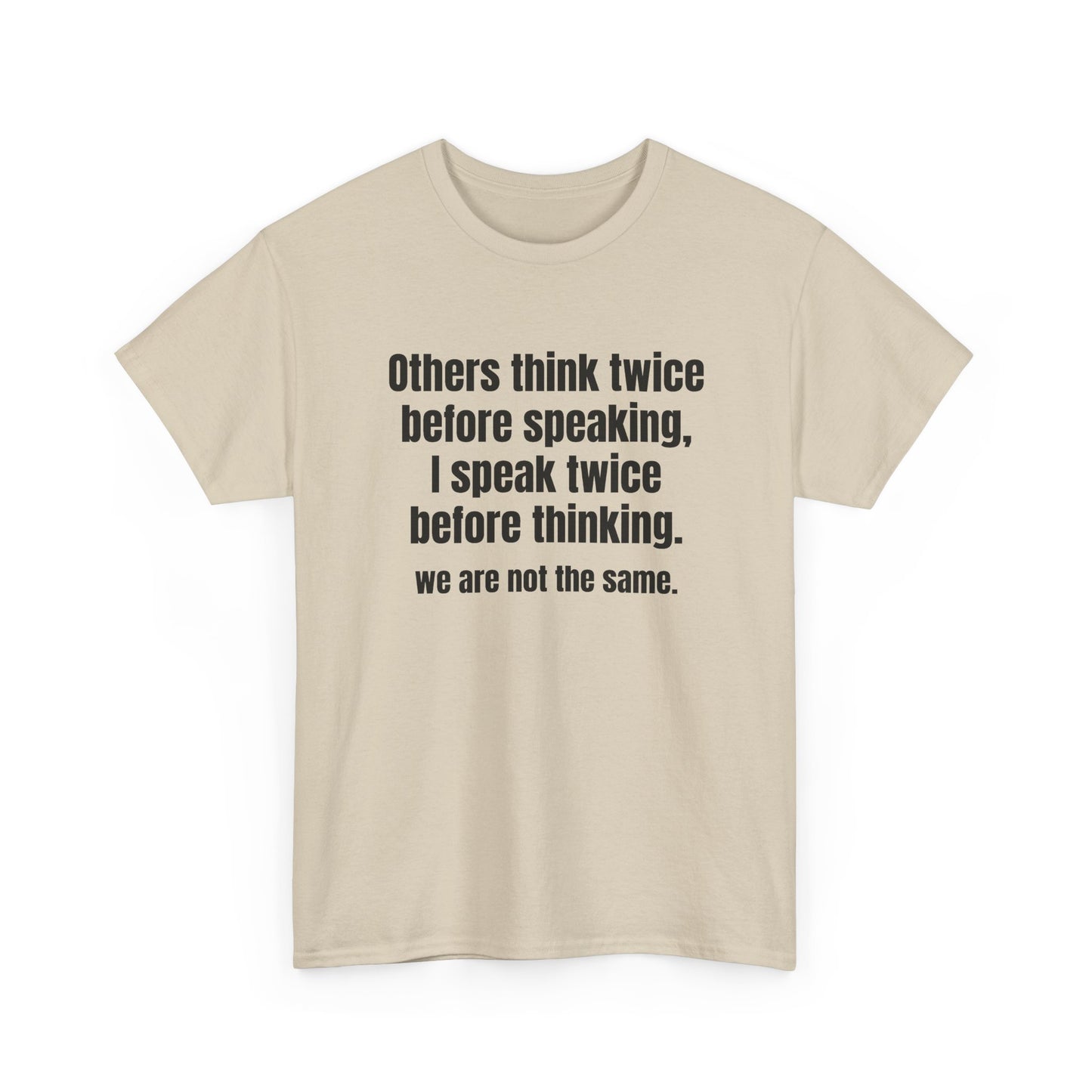 Speak Twice Tee