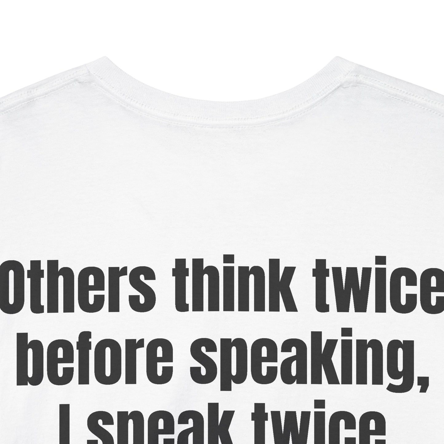 Think Twice BACK Tee
