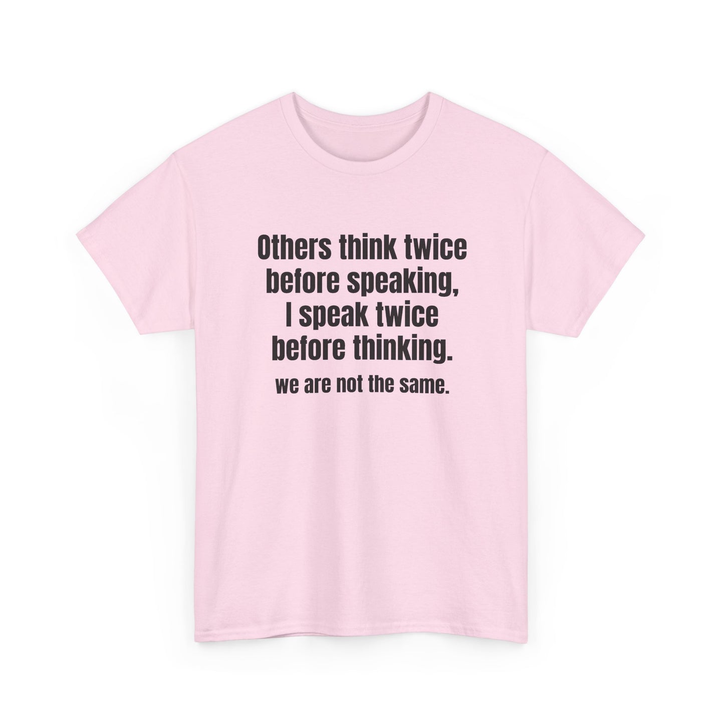 Speak Twice Tee