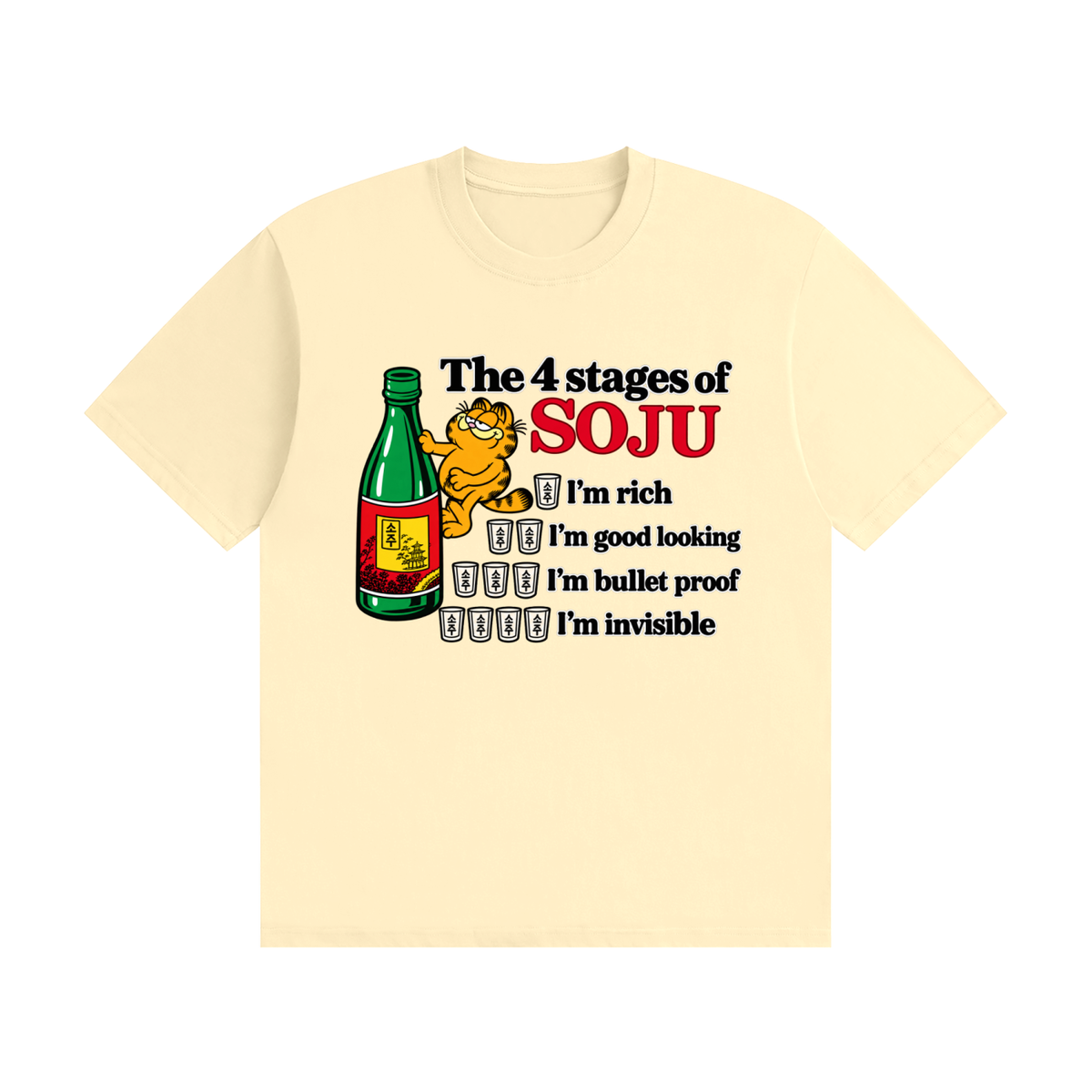4 Stages of Soju Tee