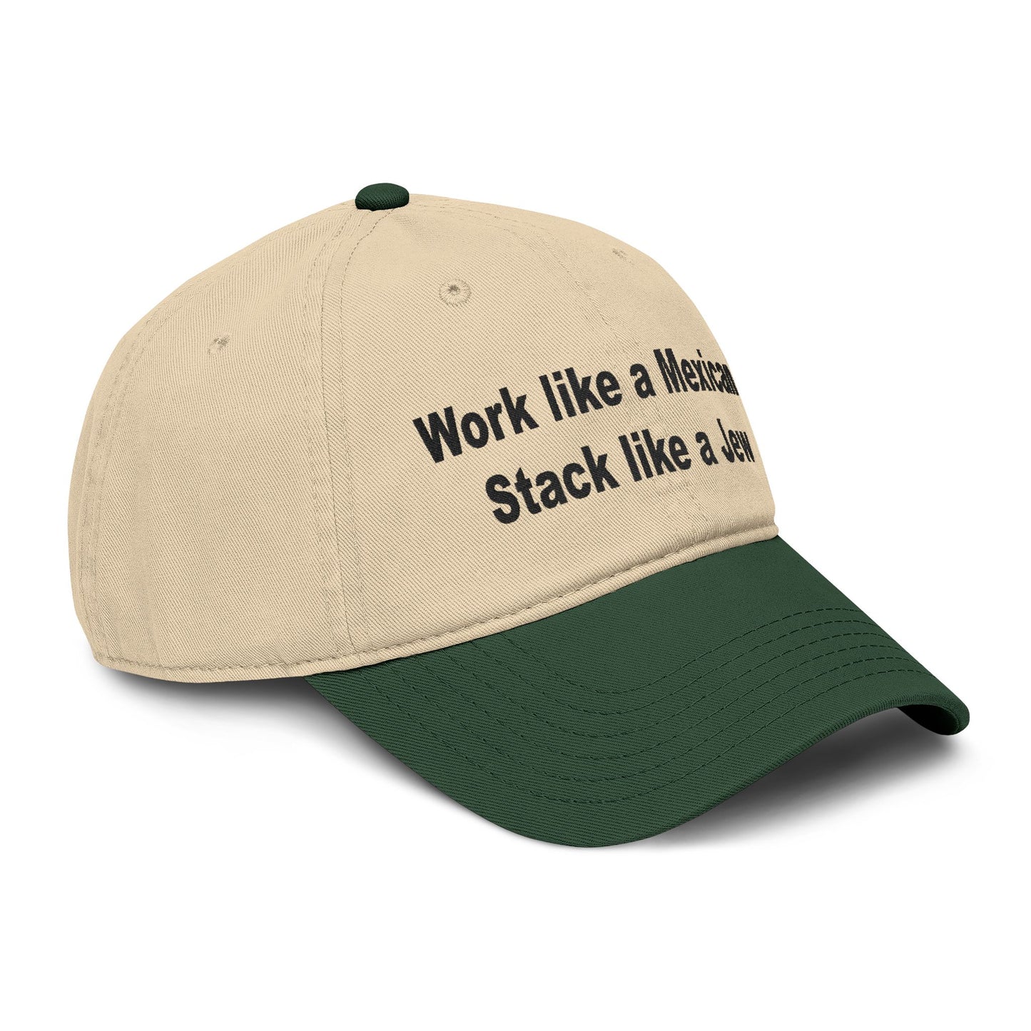 Stack Embroidered Baseball Cap