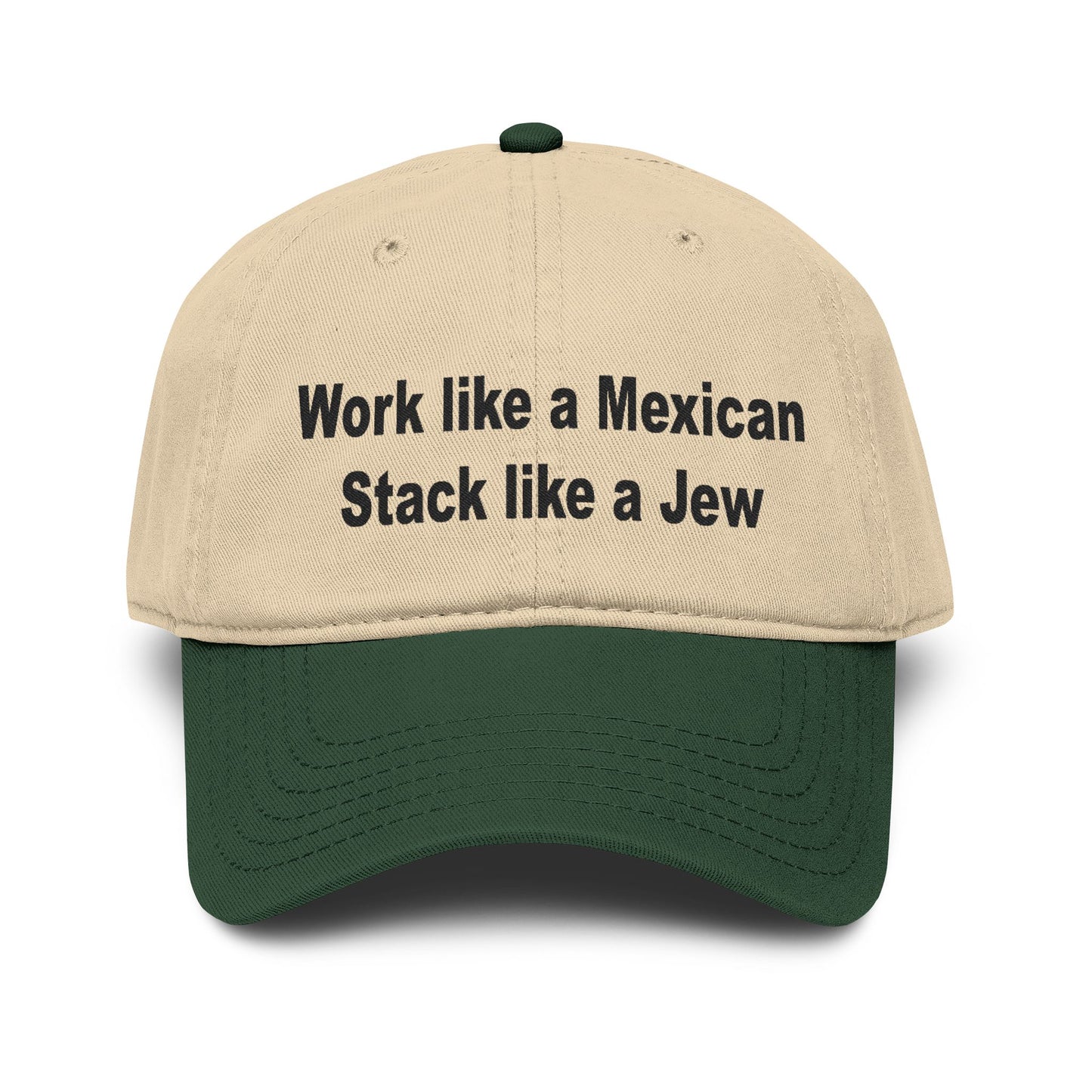 Stack Embroidered Baseball Cap