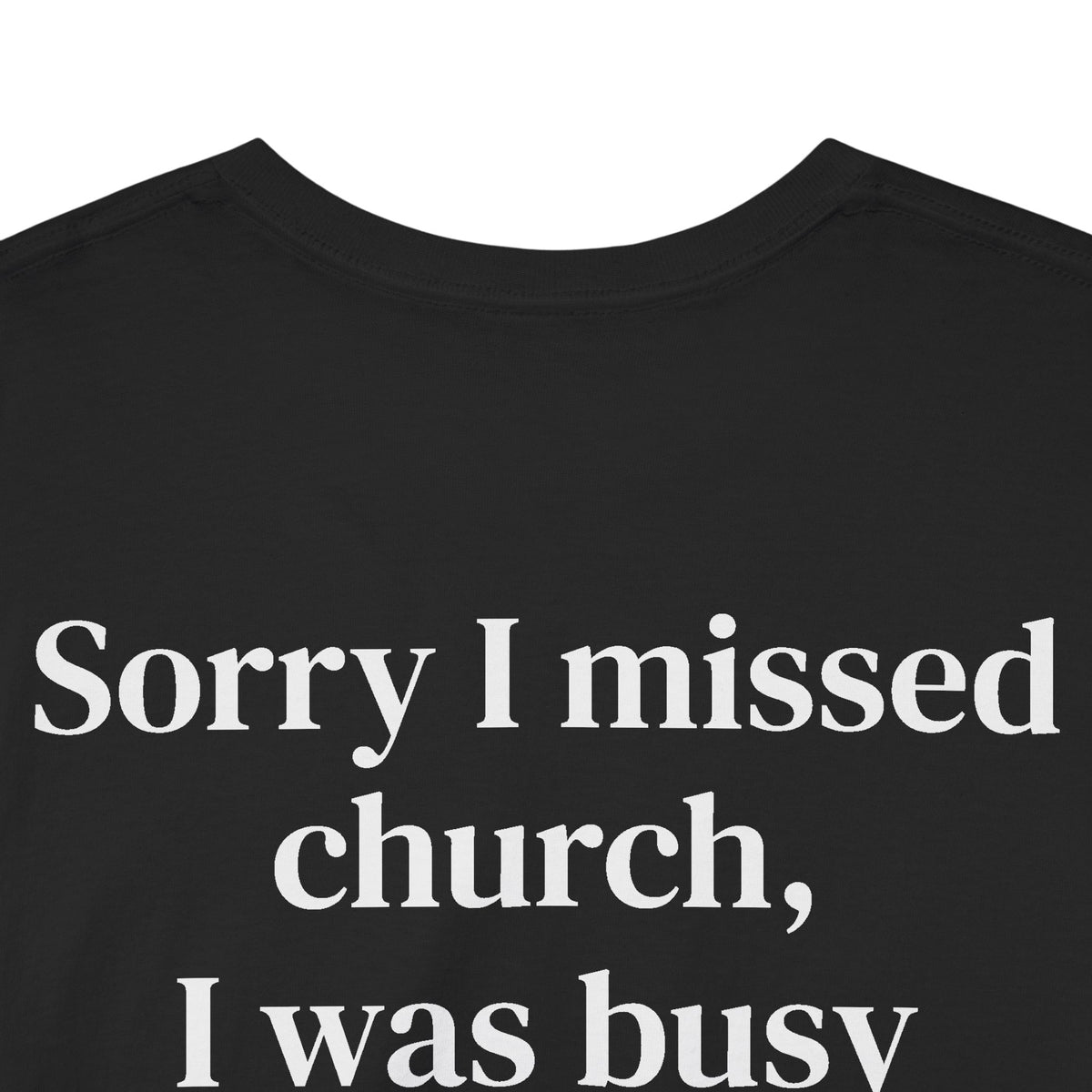 Sorry I Missed Church Witchcraft Lesbian Tee